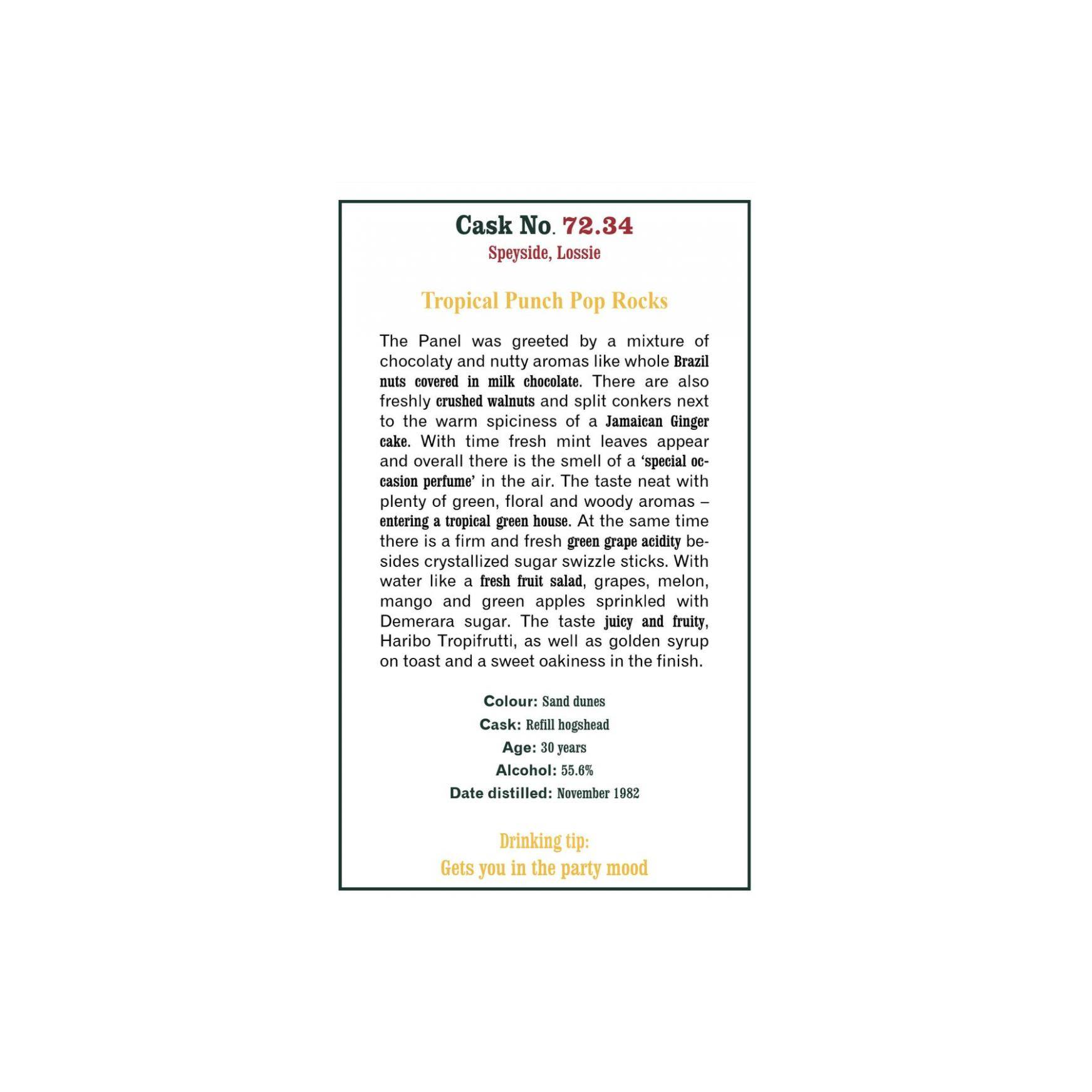 The Scotch Malt Whisky Society 1982 30 Years Single Malt Whisky
