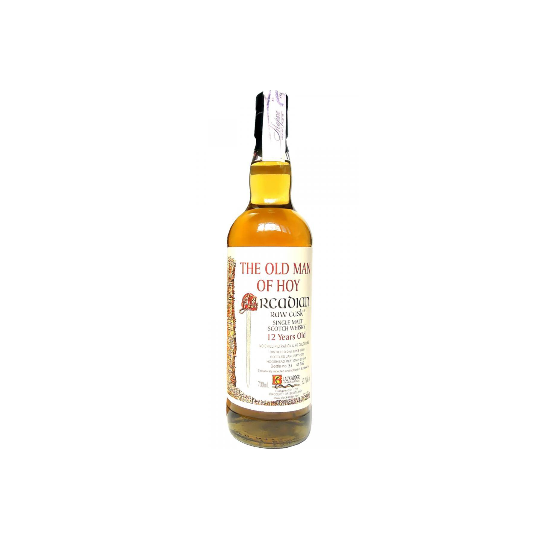 Blackadder 2005 12 Years Single Malt Whisky