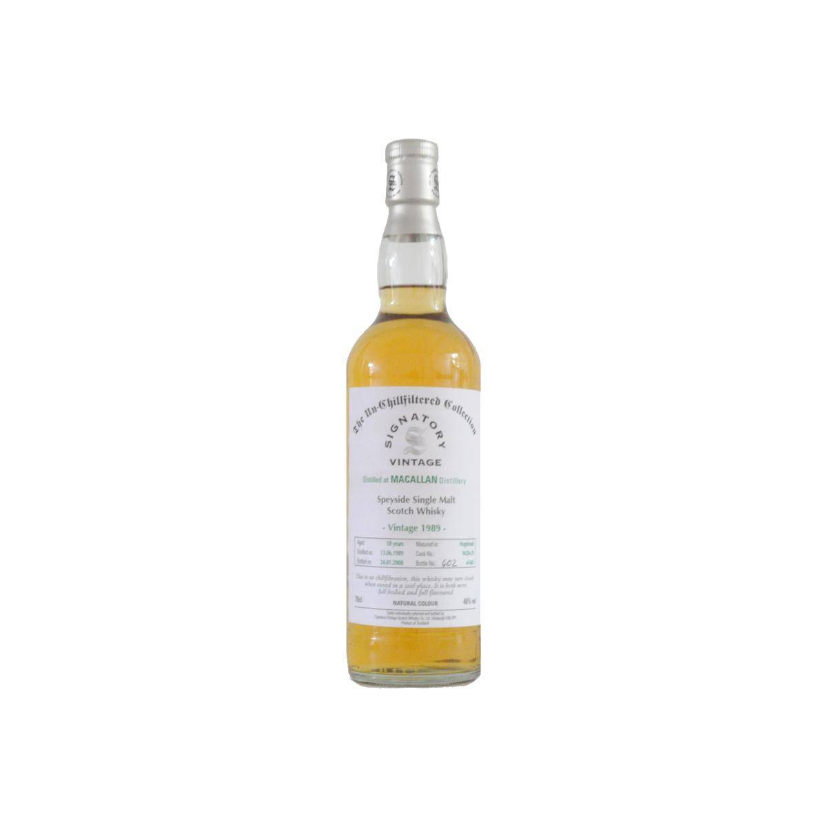 The Macallan The Un-Chillfiltered Collection 1989 18 Years Single Malt Whisky