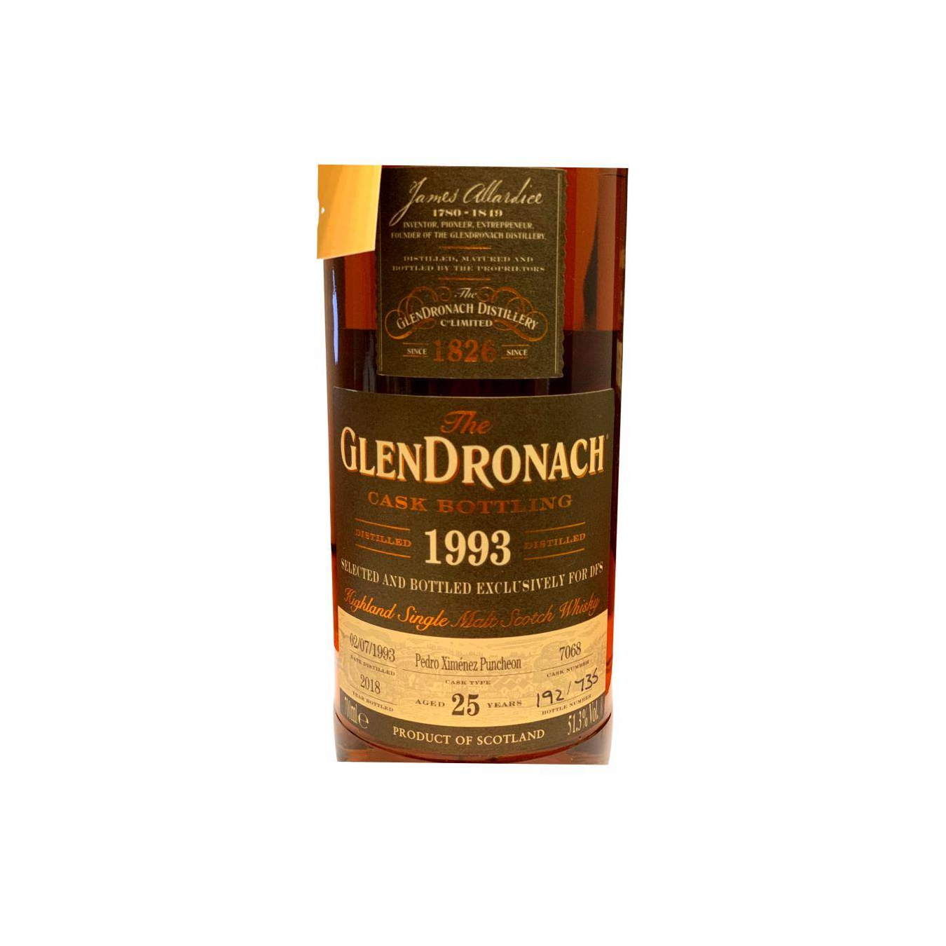 GlenDronach 1993 25 Years Single Malt Whisky 3