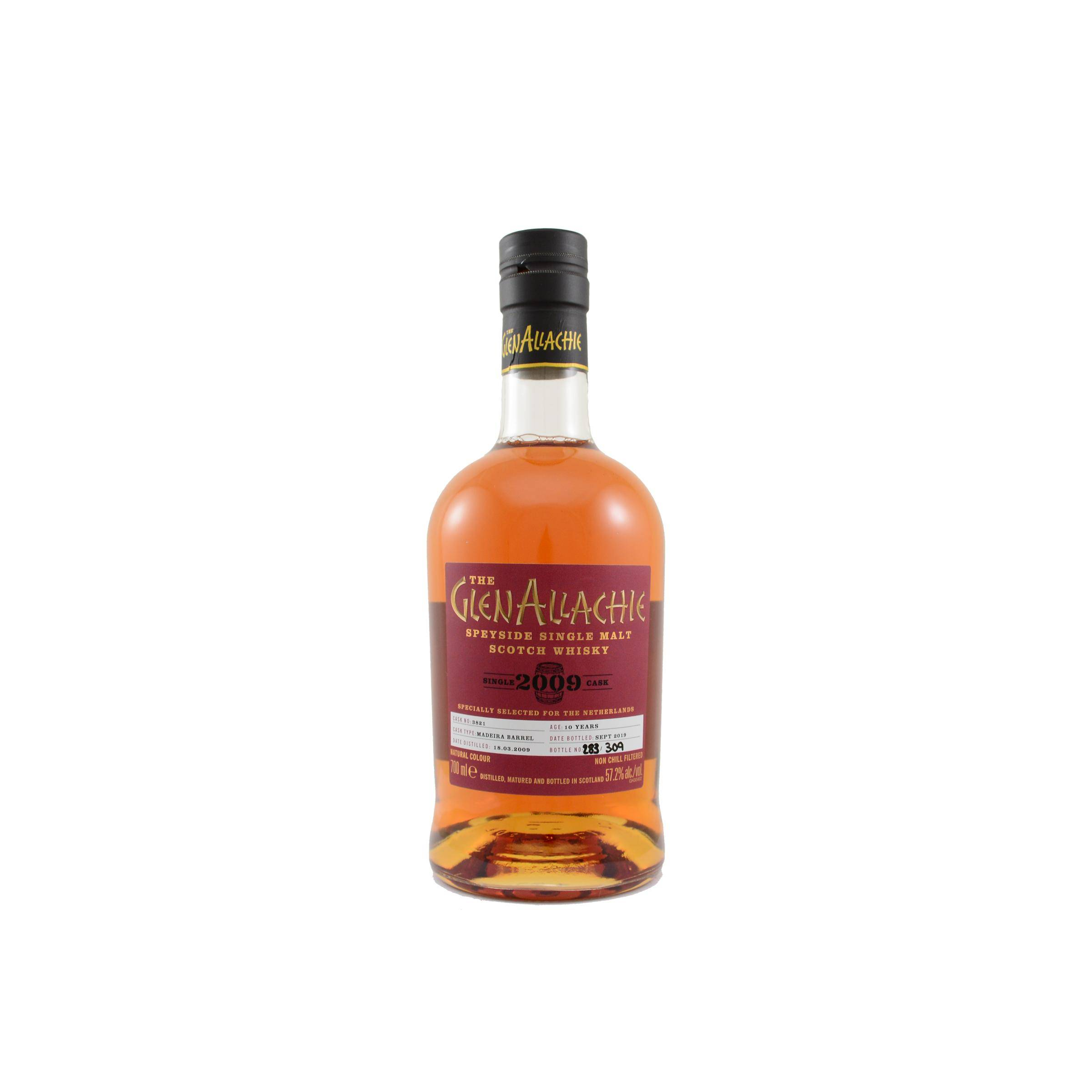The GlenAllachie Single Cask 2009 10 Years Single Malt Whisky