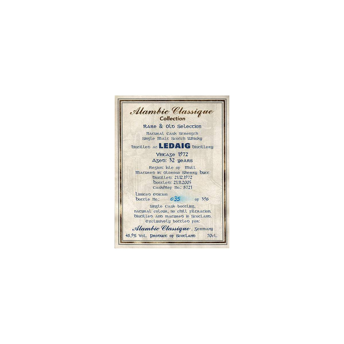 Tobermory 1972 32 Years Single Malt Whisky 2