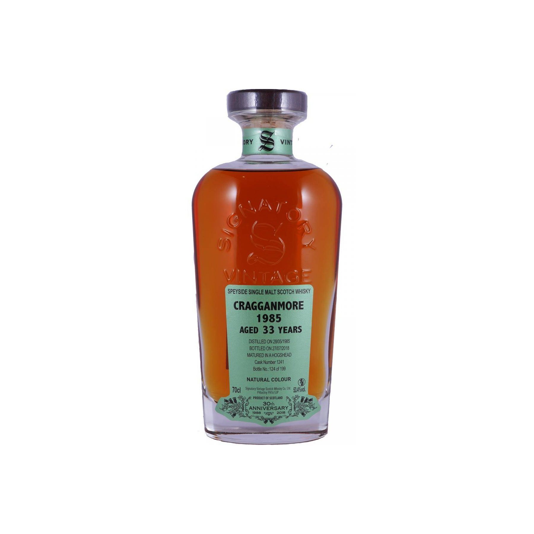 Cragganmore 1985 33 Years Single Malt Whisky