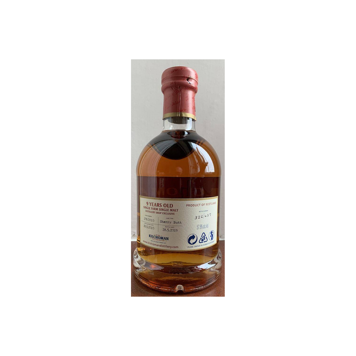 Kilchoman 2010 9 Years Single Malt Whisky 2