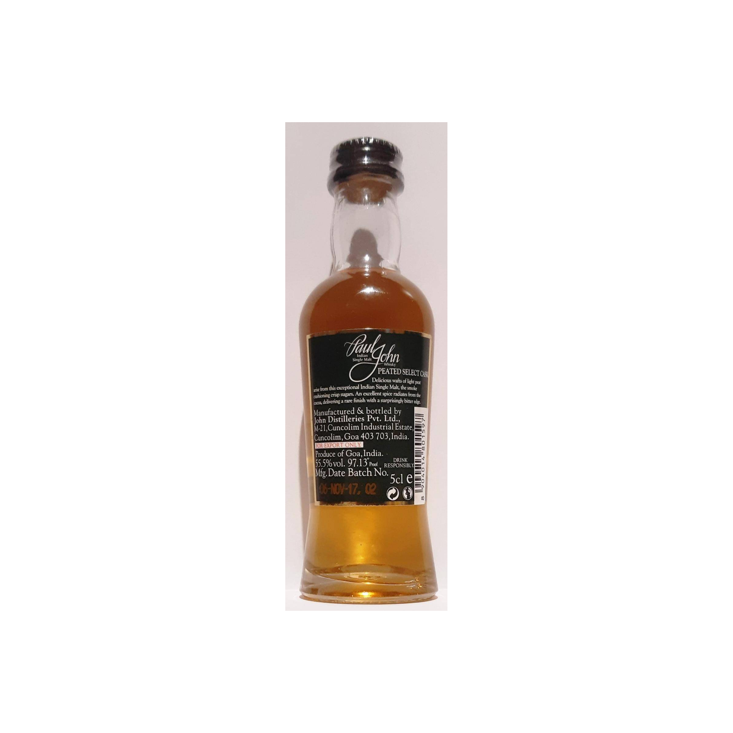 Paul John Miniature Single Malt Whisky 3