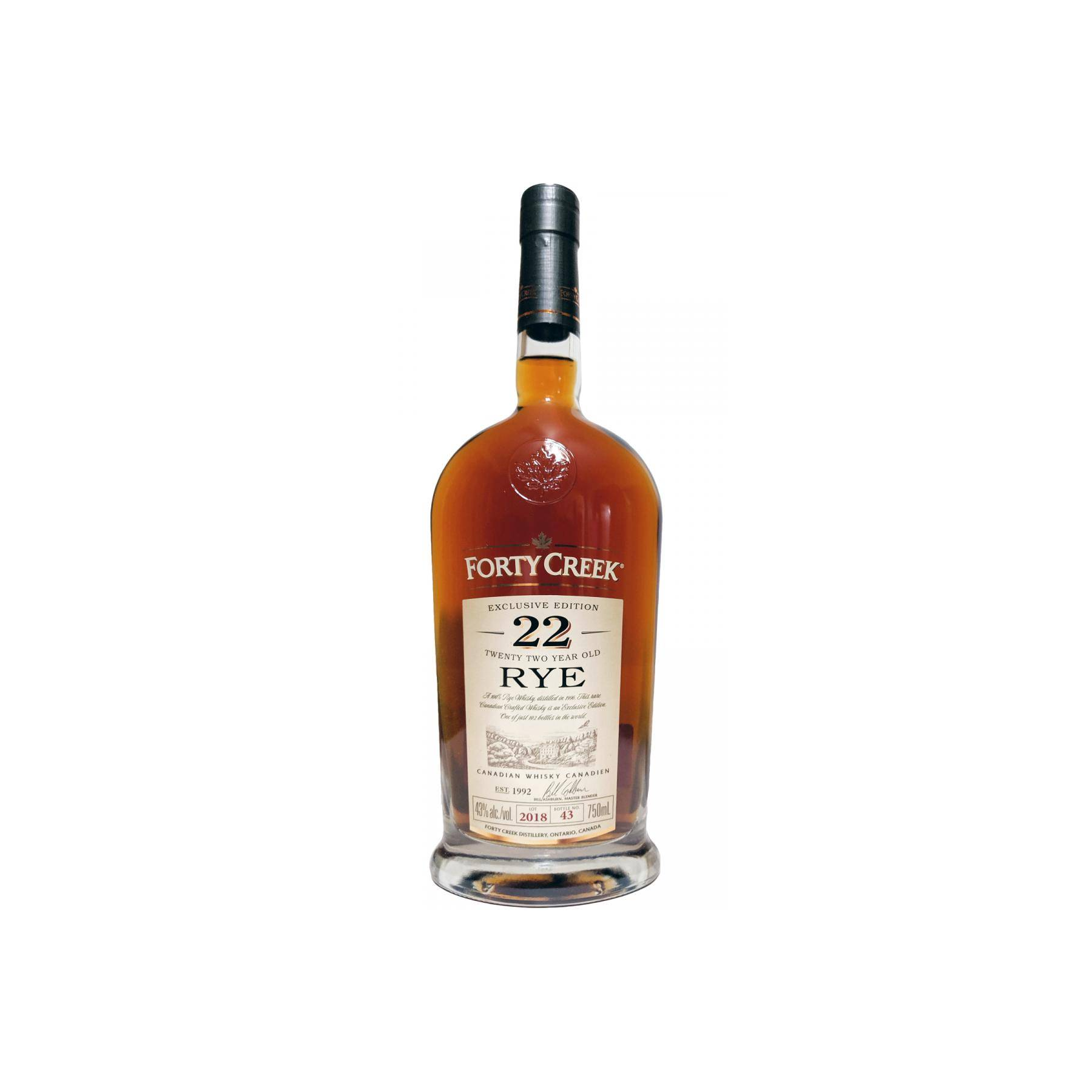 Forty Creek 1996 22 Years Rye Whisky
