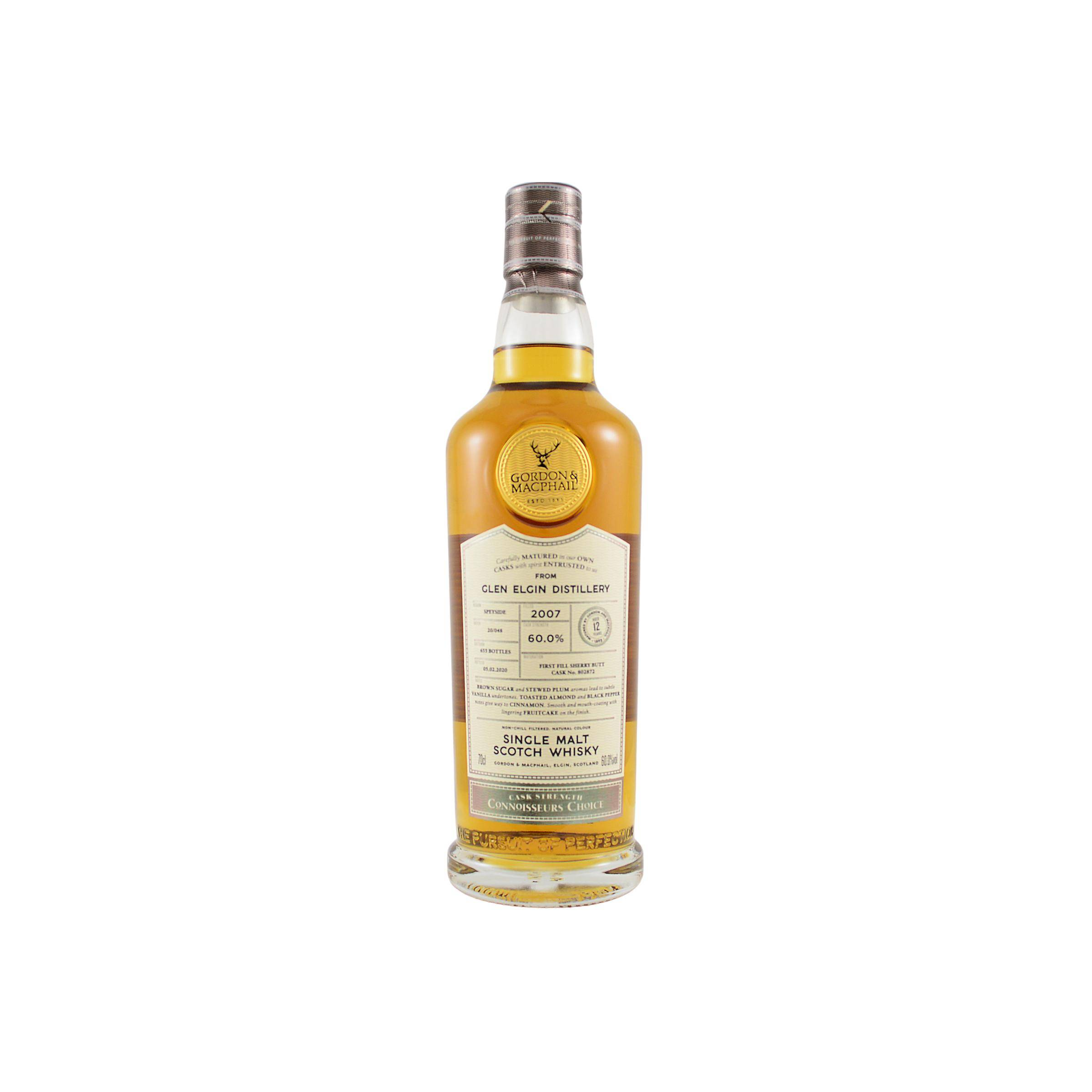 Glen Elgin Connoisseurs Choice - Cask Strength 2007 12 Years Single Malt Whisky