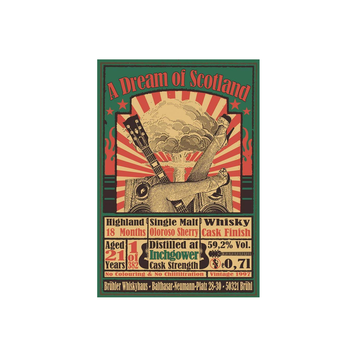 Inchgower 1997 21 Years Single Malt Whisky 2