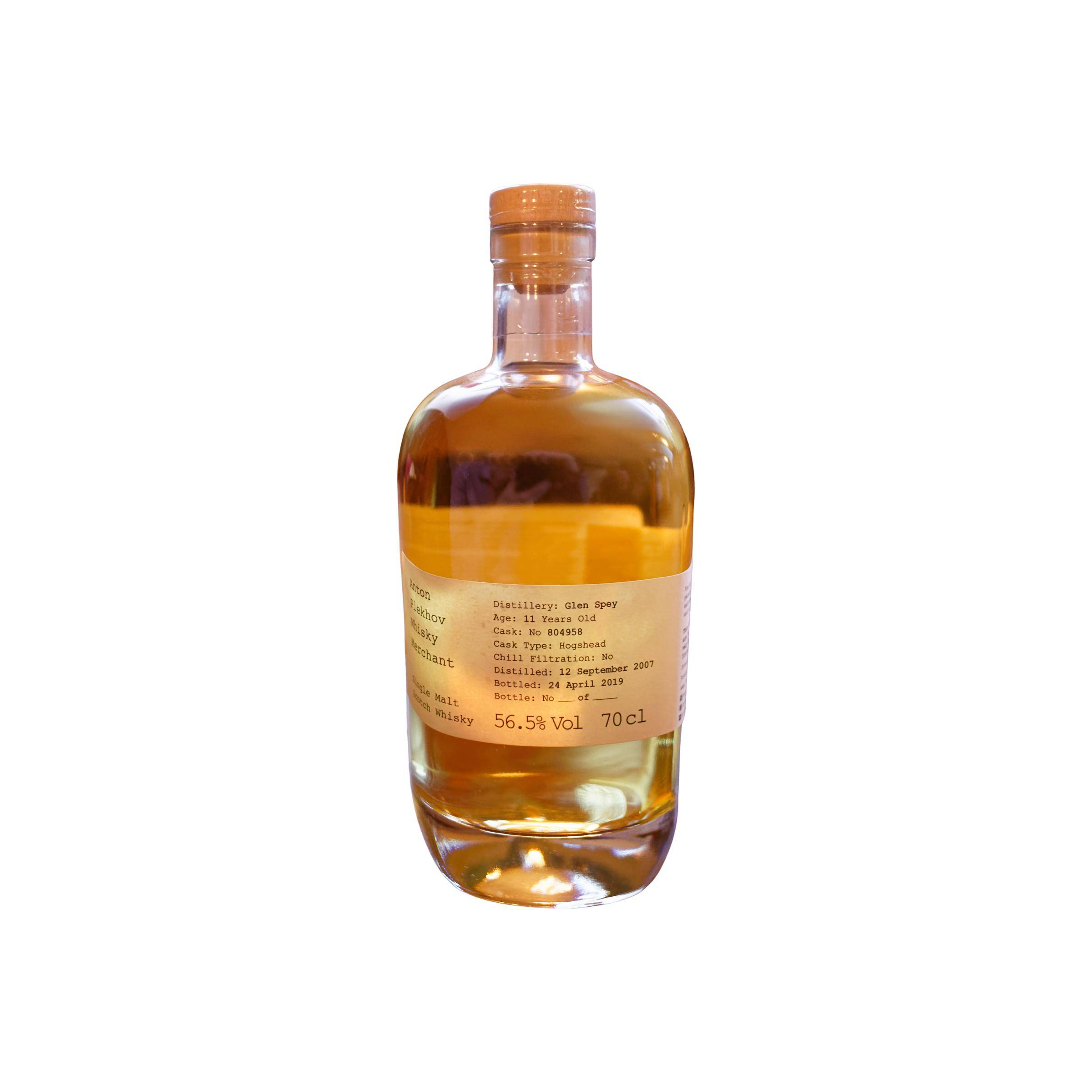 Glen Spey 2007 11 Years Single Malt Whisky