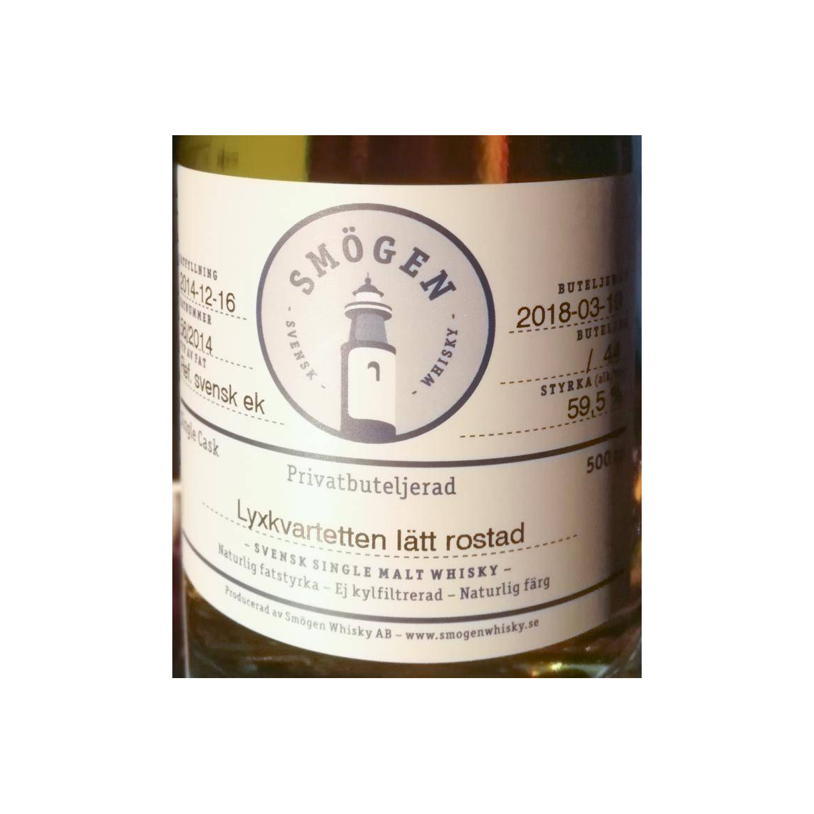 The Scotch Malt Whisky Society 2014 3 Years Single Malt Whisky 2