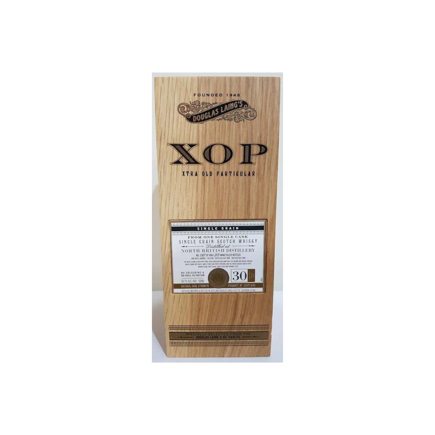 North British 1988 30 Years Single Grain Whisky 3