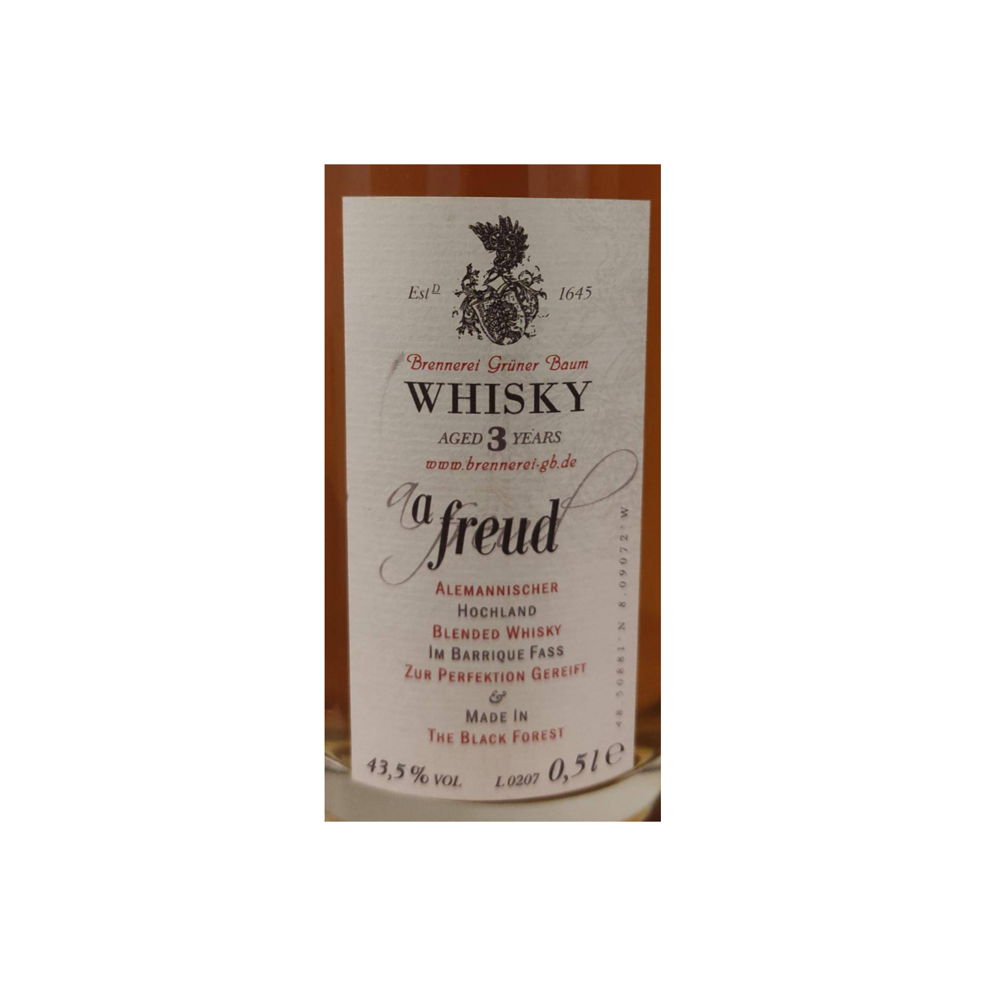 Grüner Baum aFreud - Alemannischer Hochland Blended Whisky 2
