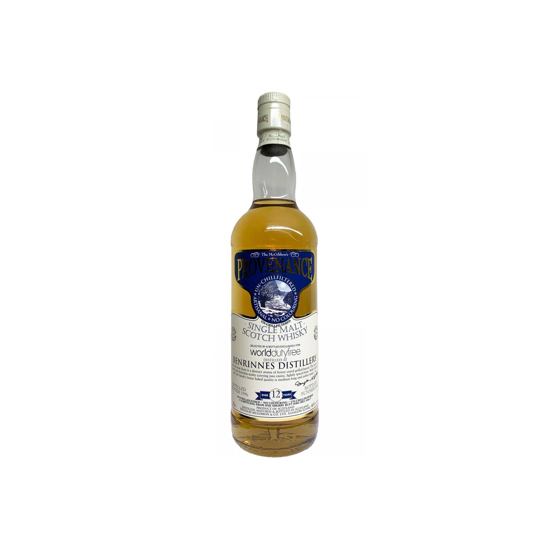 Benrinnes McGibbon's Provenance 1996 12 Years Single Malt Whisky 2