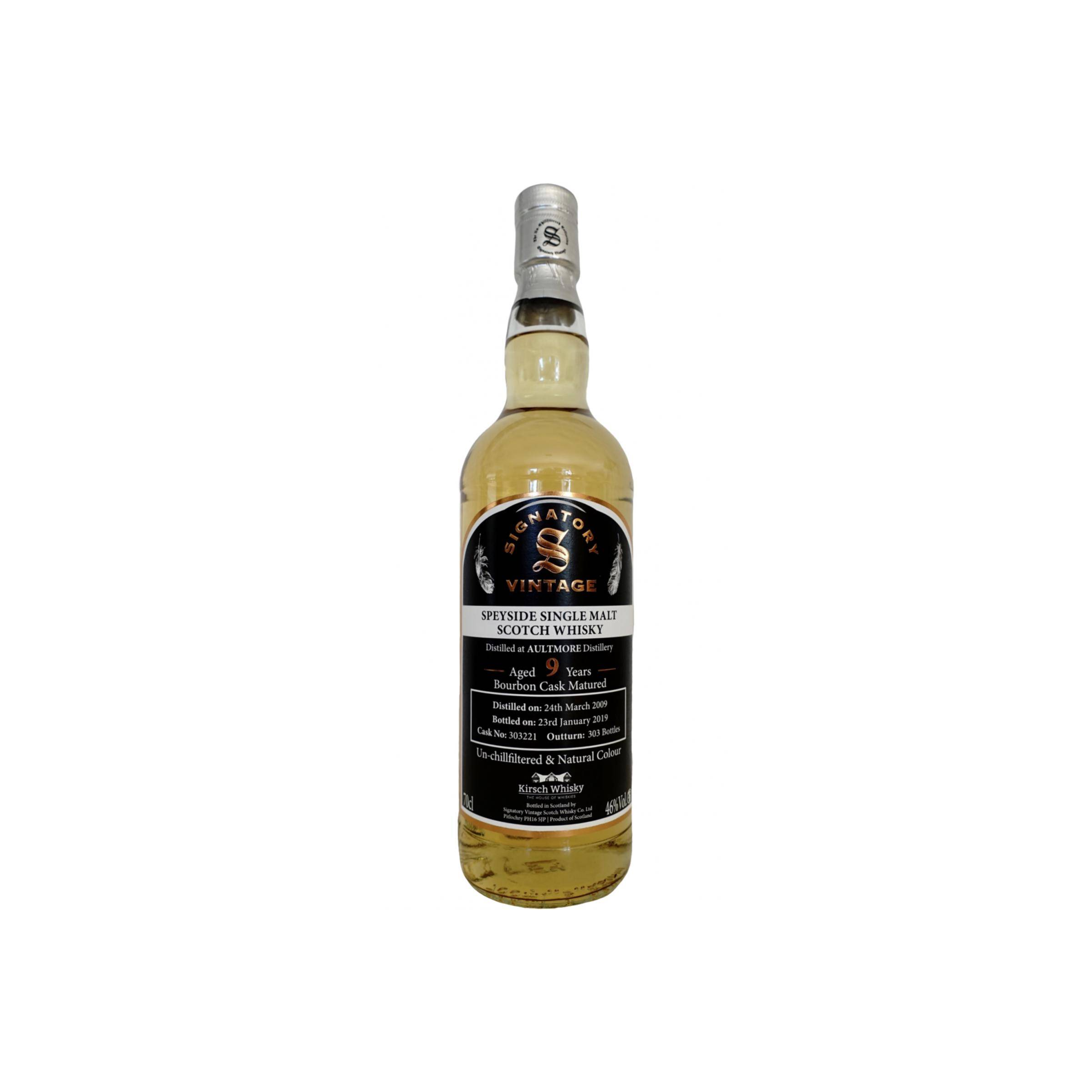Aultmore 2009 9 Years Single Malt Whisky