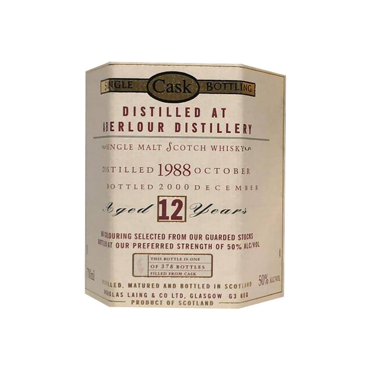 Aberlour Old Malt Cask 1988 12 Years Single Malt Whisky 3