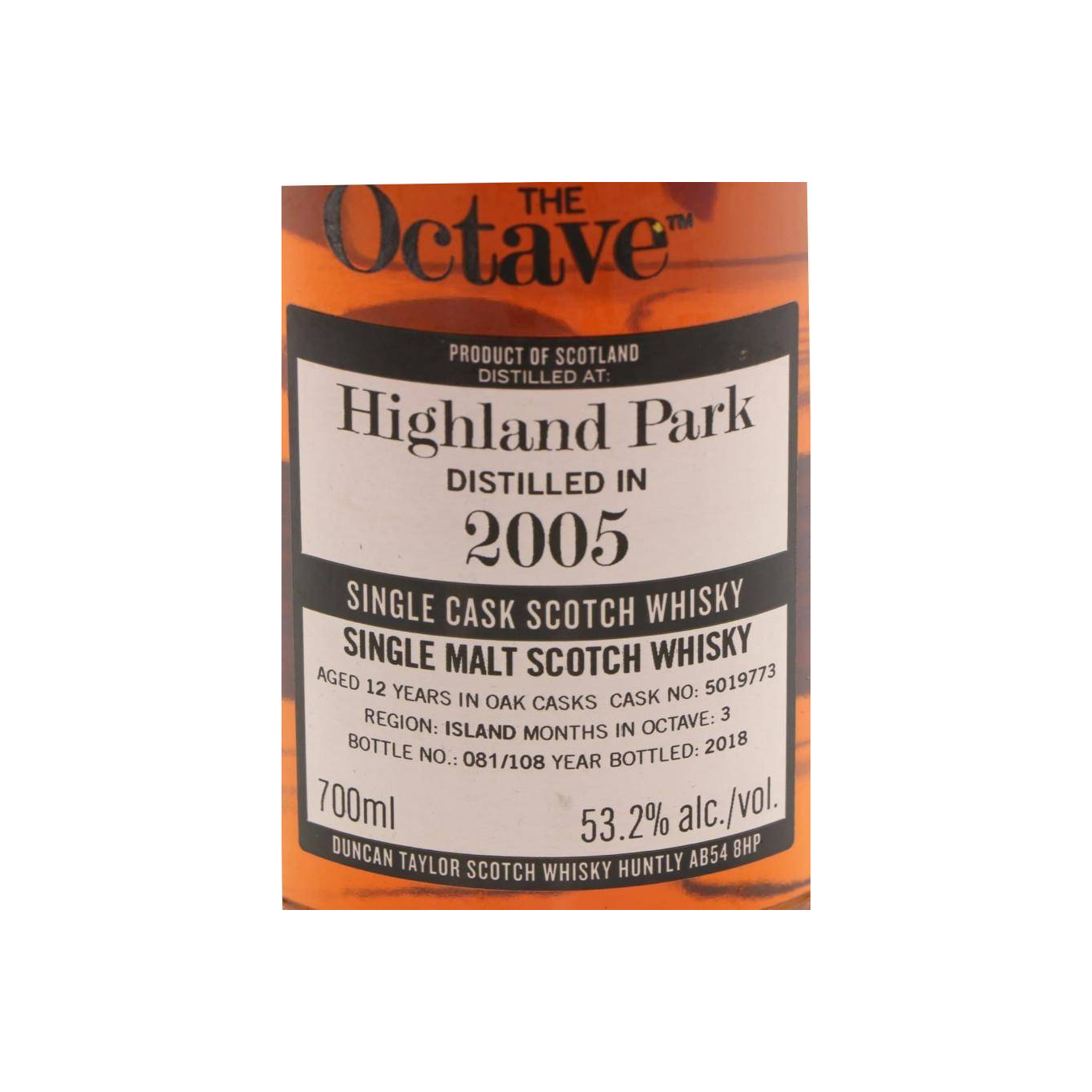 Highland Park 2005 12 Years Single Malt Whisky