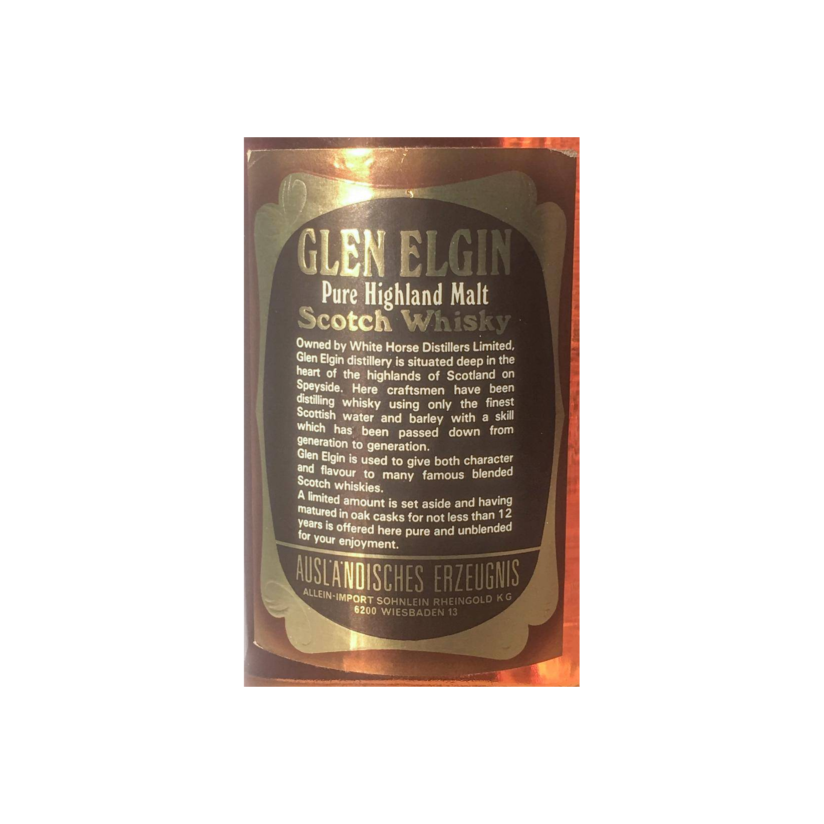 Glen Elgin 12 Years Single Malt Whisky 2