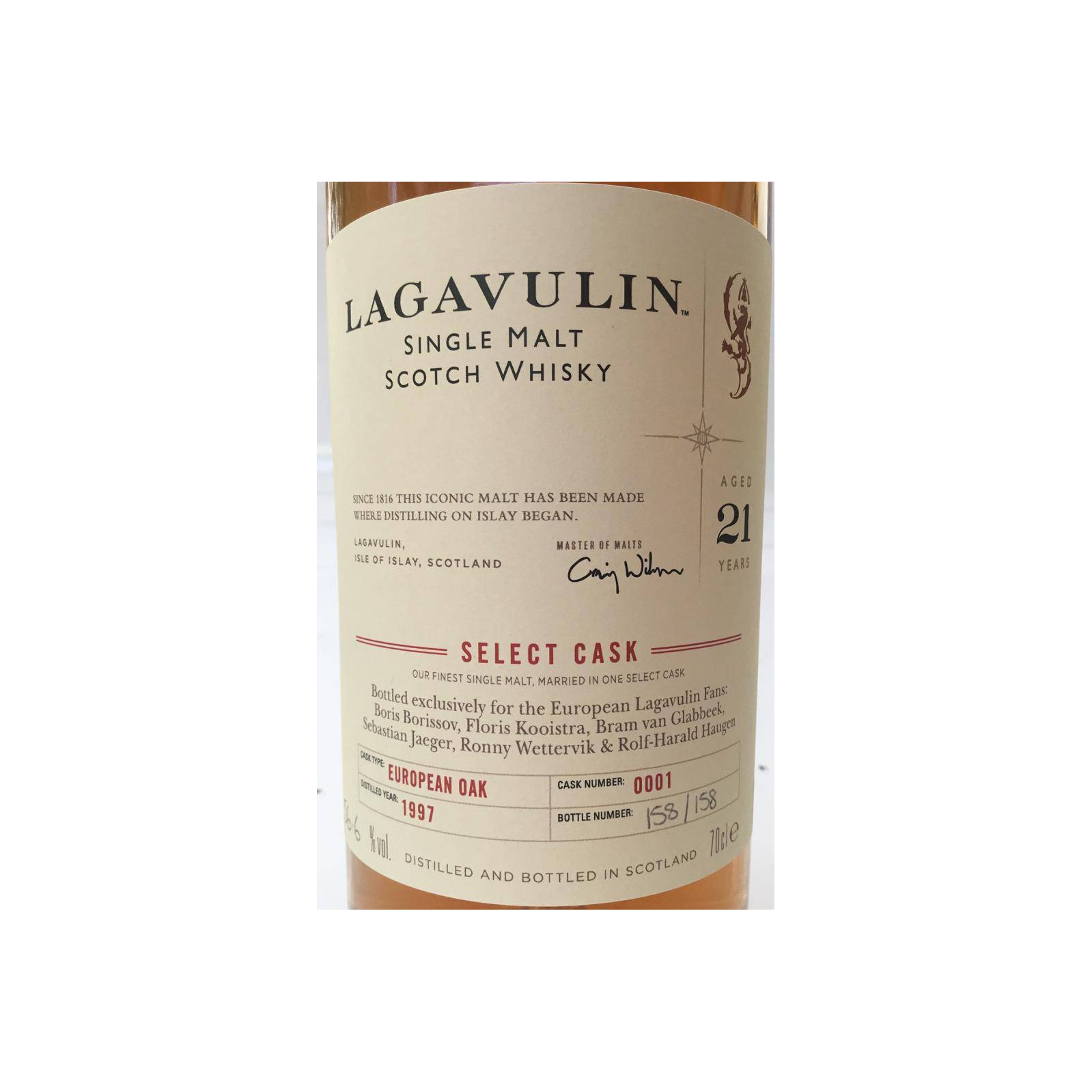 Lagavulin 1997 21 Years Single Malt Whisky 3