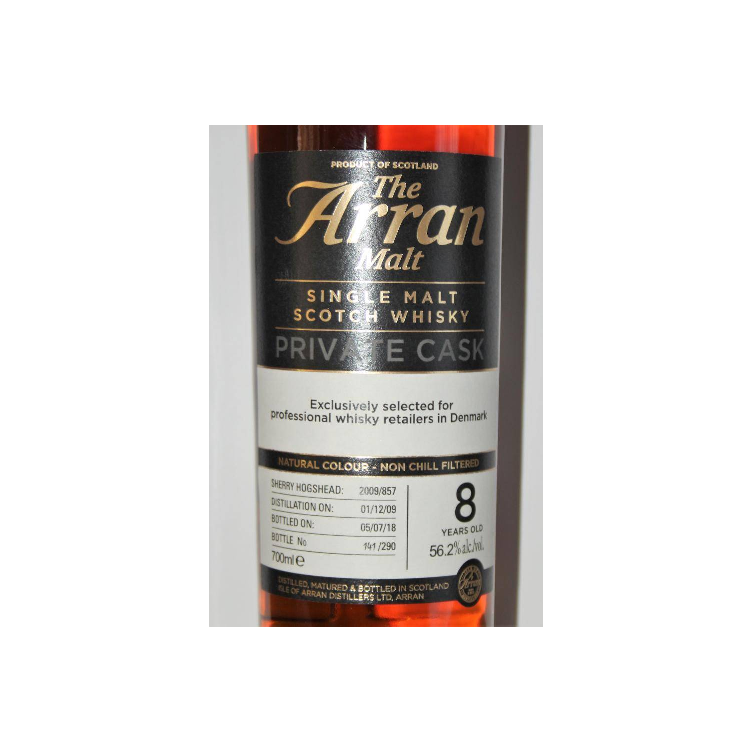 Arran Private Cask 2009 8 Years Single Malt Whisky 2