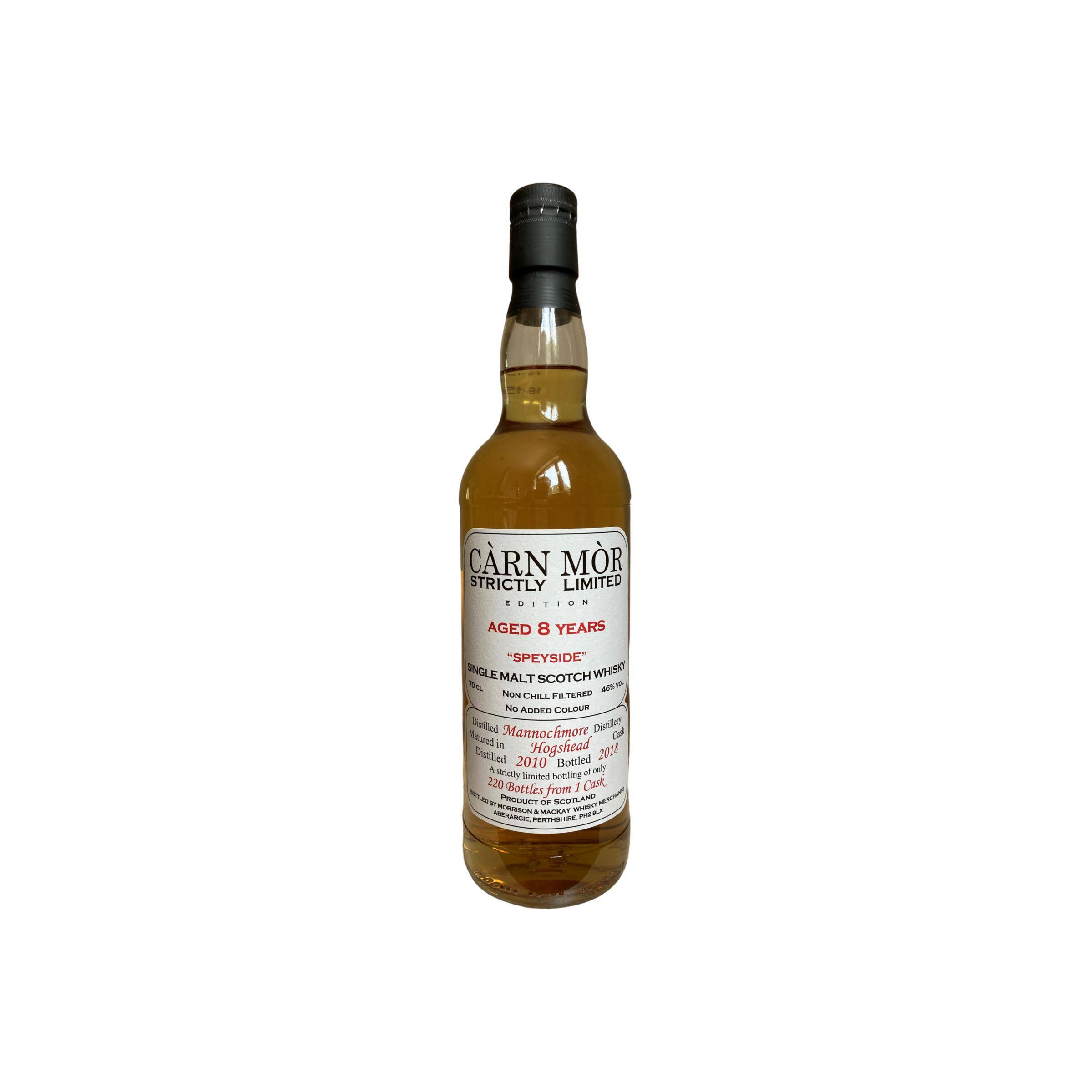 Mannochmore 2010 8 Years Single Malt Whisky