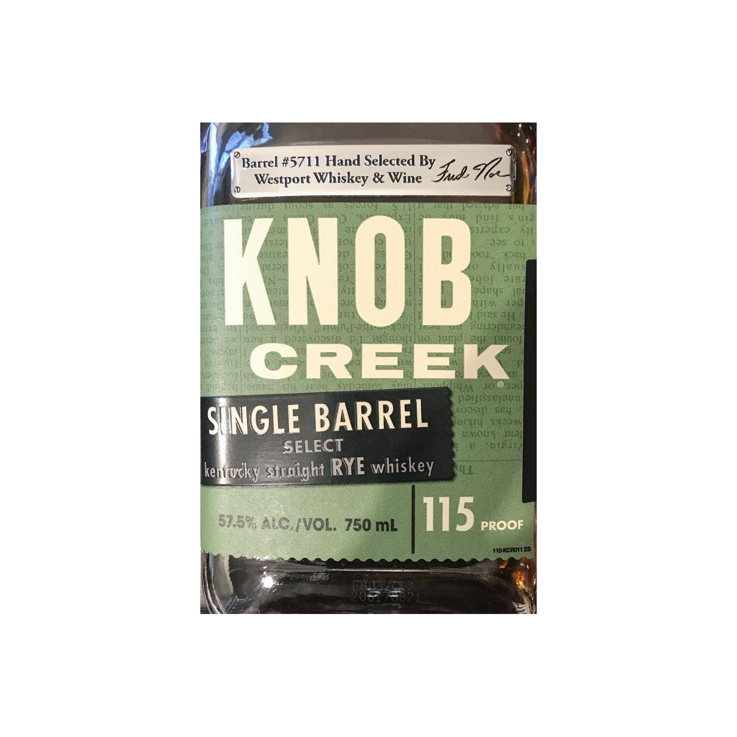 Knob Creek Rye Whisky