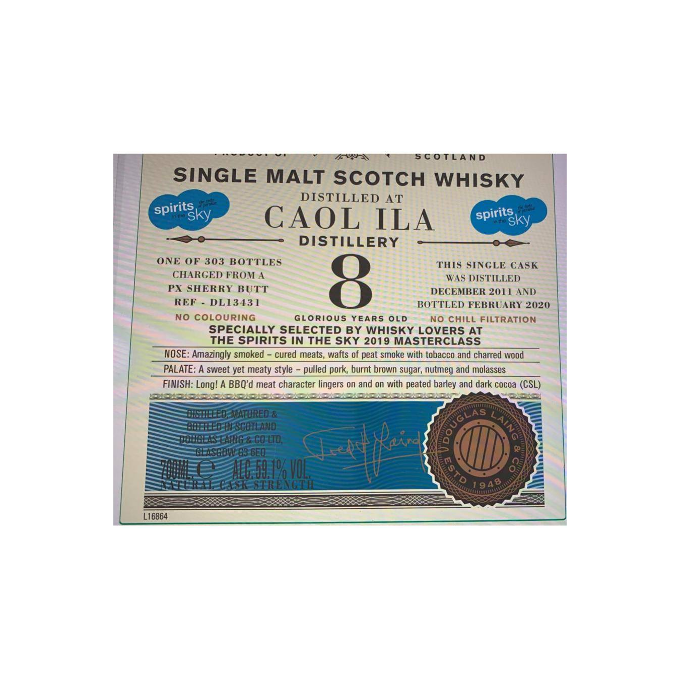Caol Ila Old Particular 2011 8 Years Single Malt Whisky 3