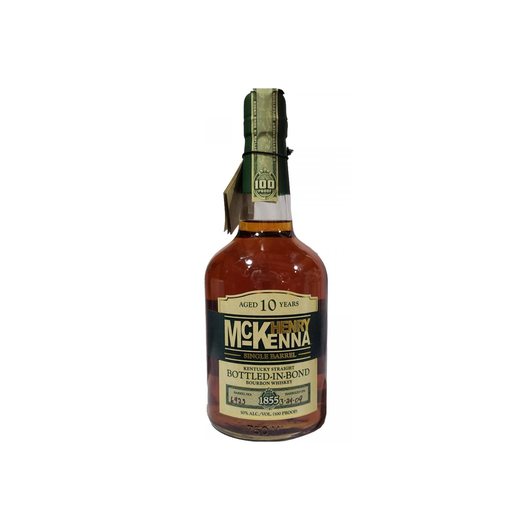 Henry McKenna Single Cask 2009 10 Years Bourbon Whisky