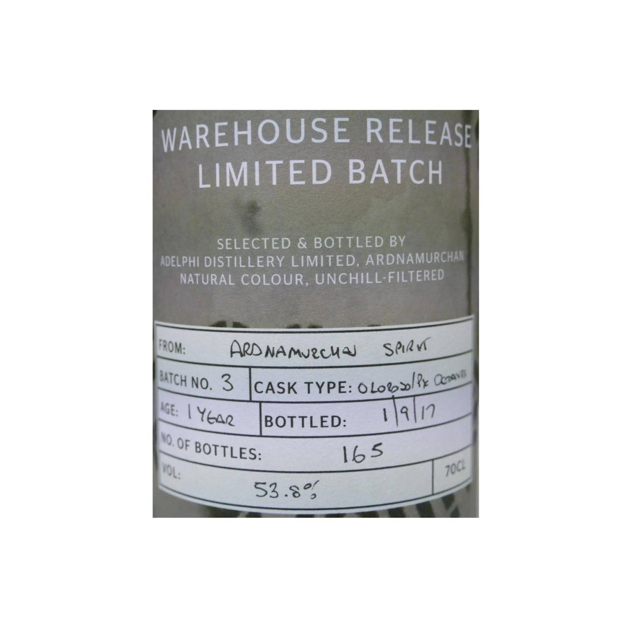 Ardnamurchan 1 Years Spirit Whisky 2
