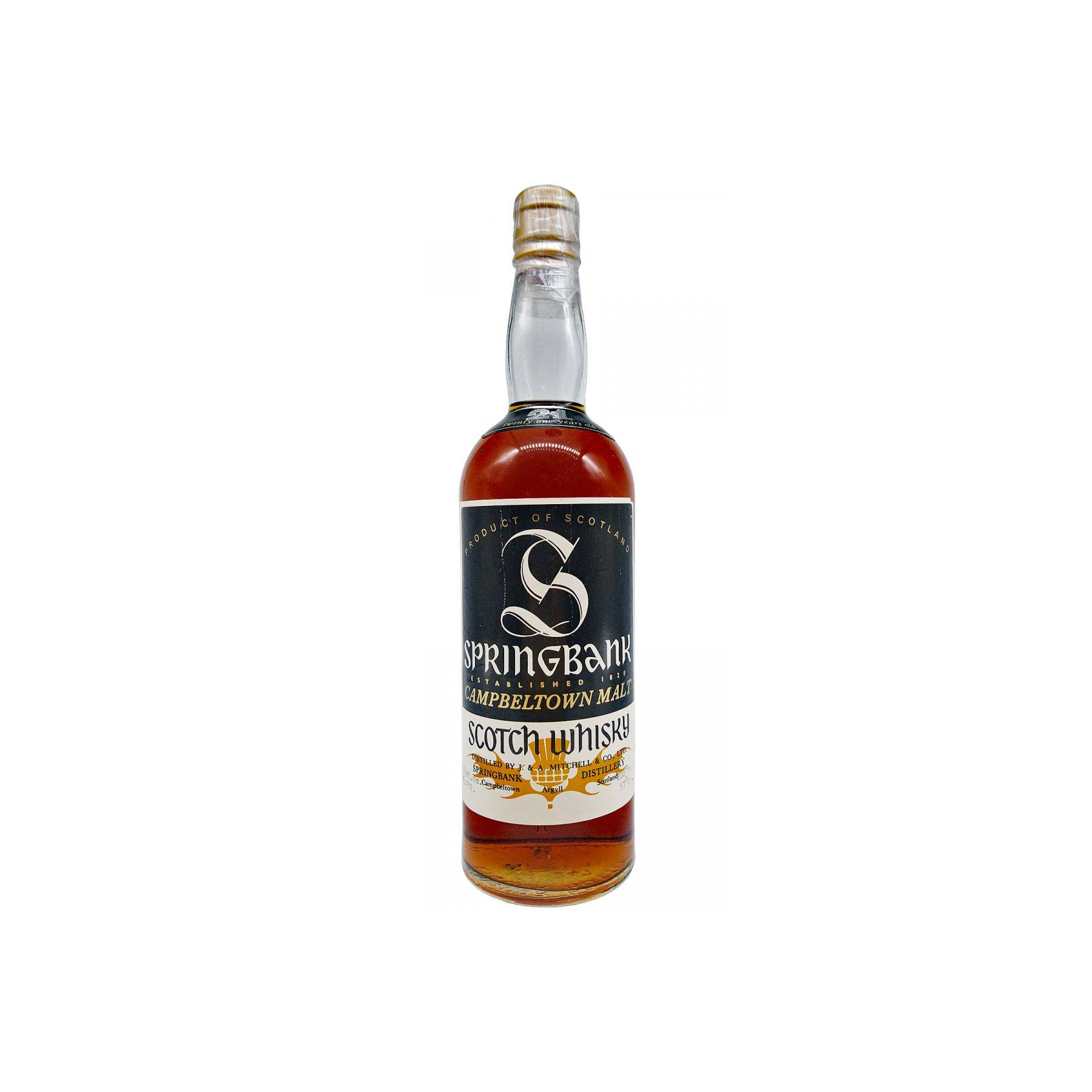 Springbank 21 Years Single Malt Whisky