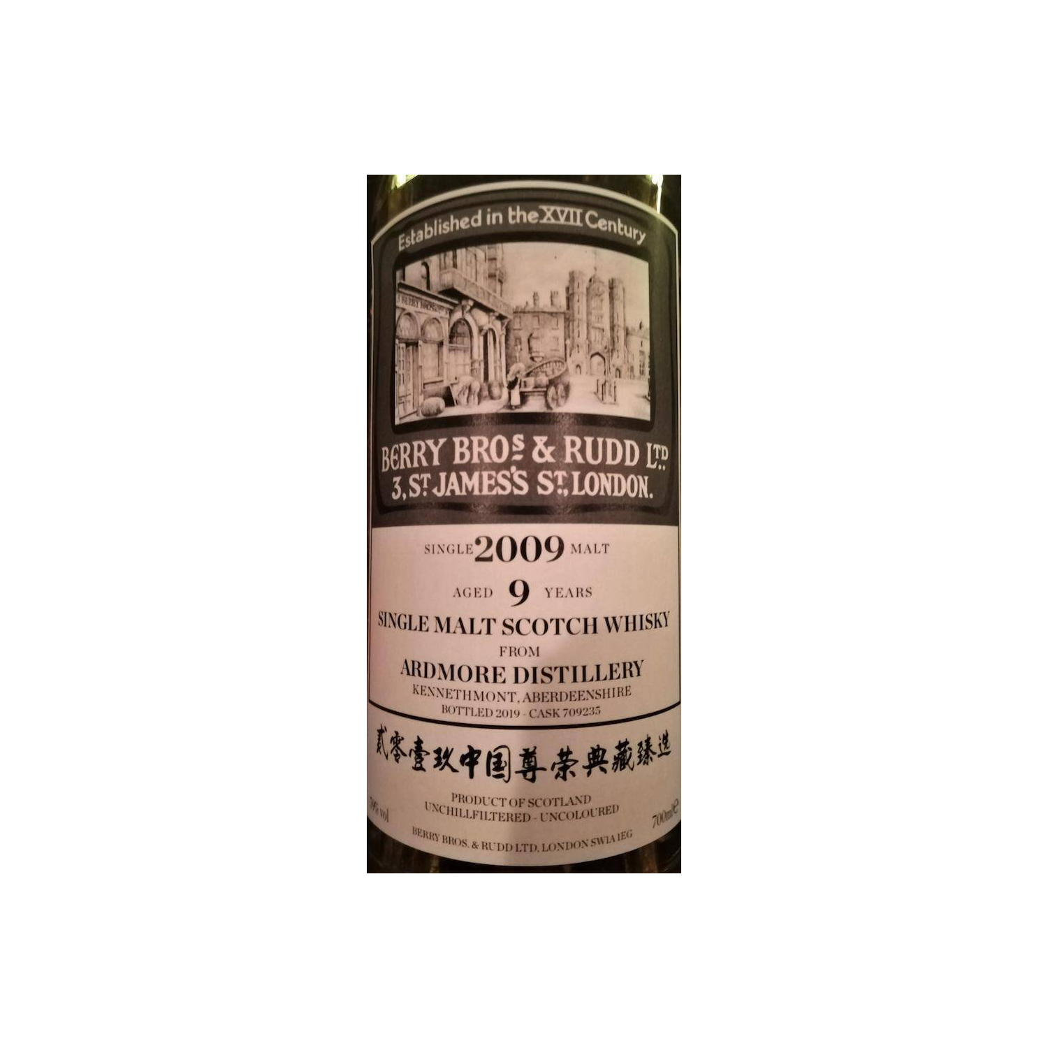 Ardmore 2009 9 Years Single Malt Whisky