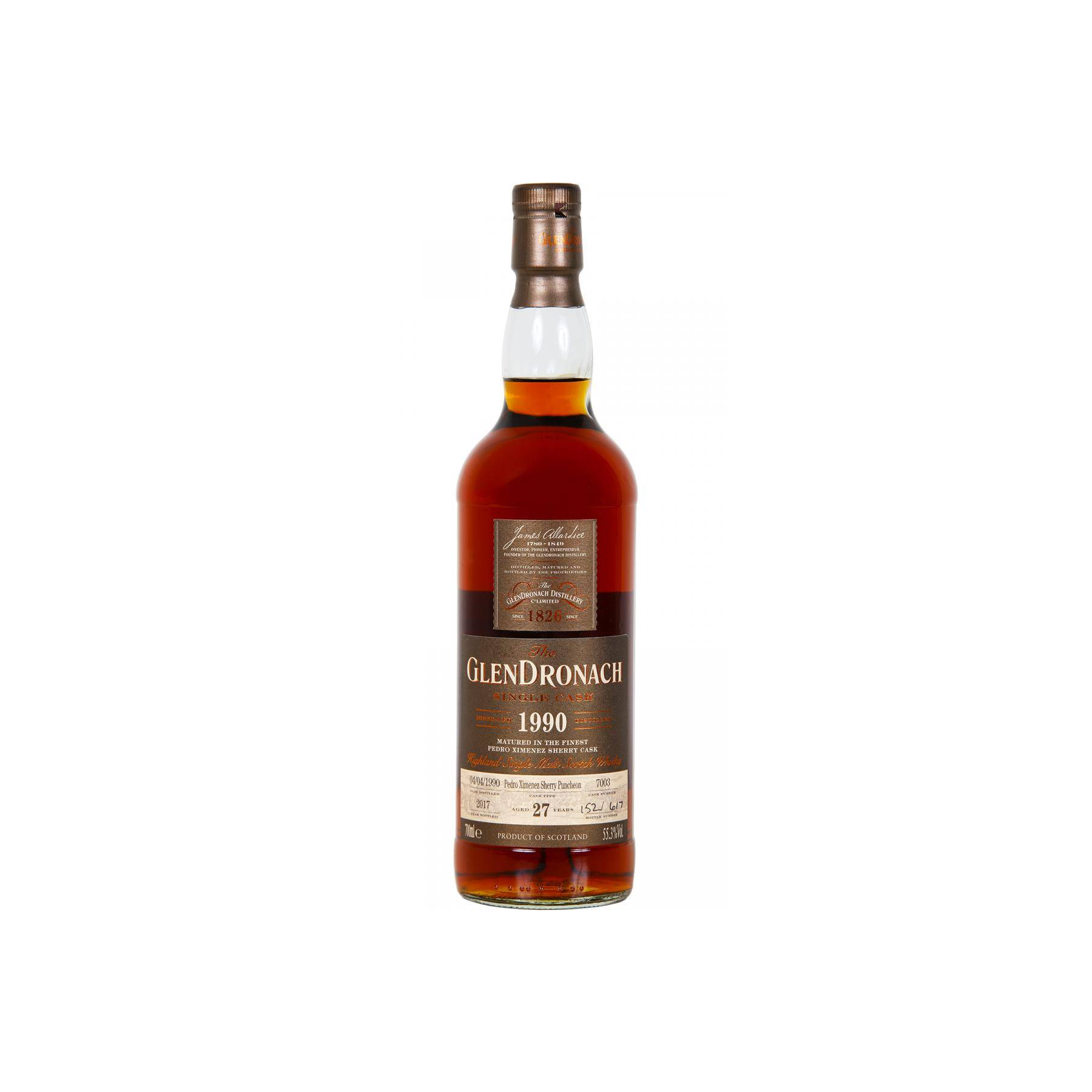 GlenDronach 1990 27 Years Single Malt Whisky