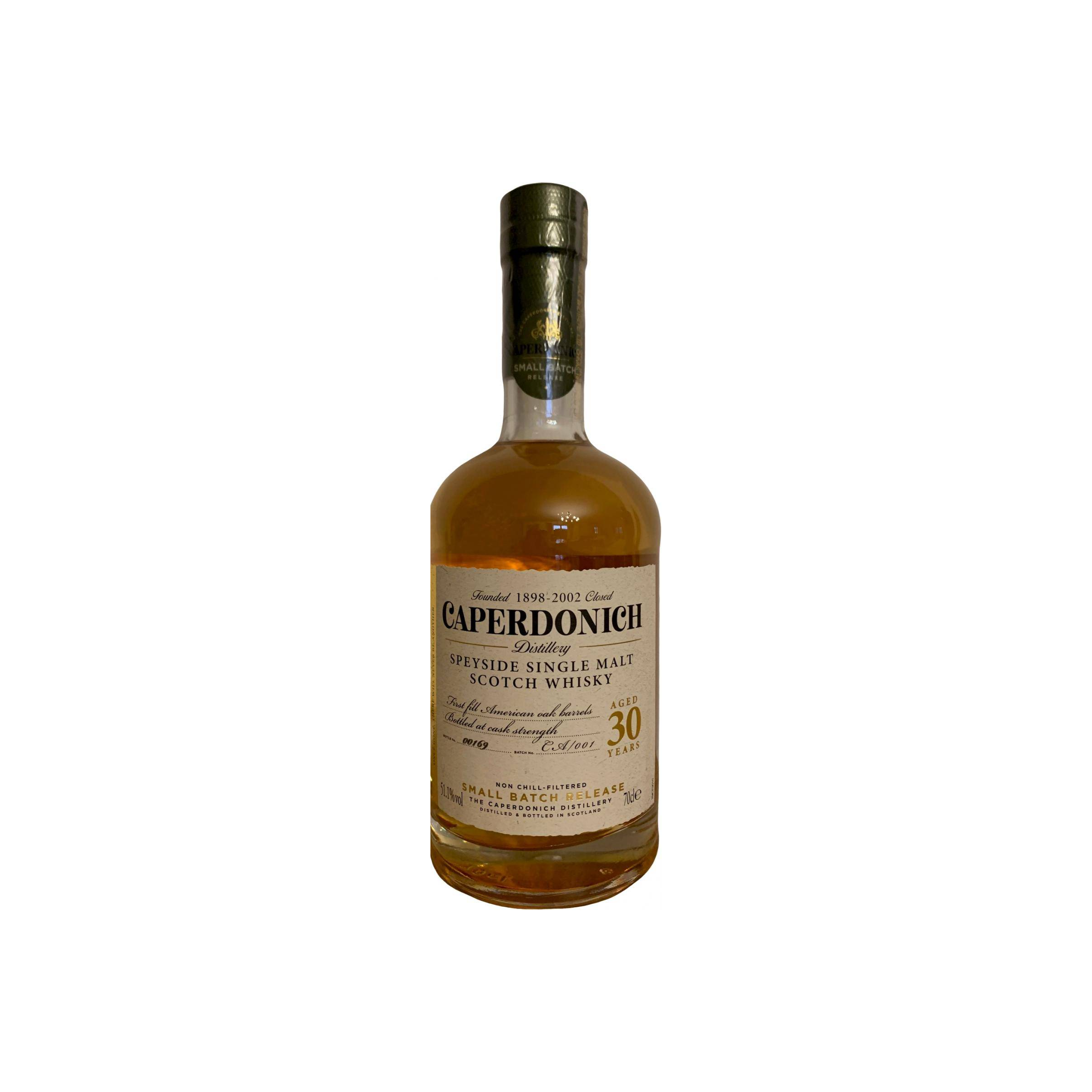 Caperdonich 30 Years Single Malt Whisky