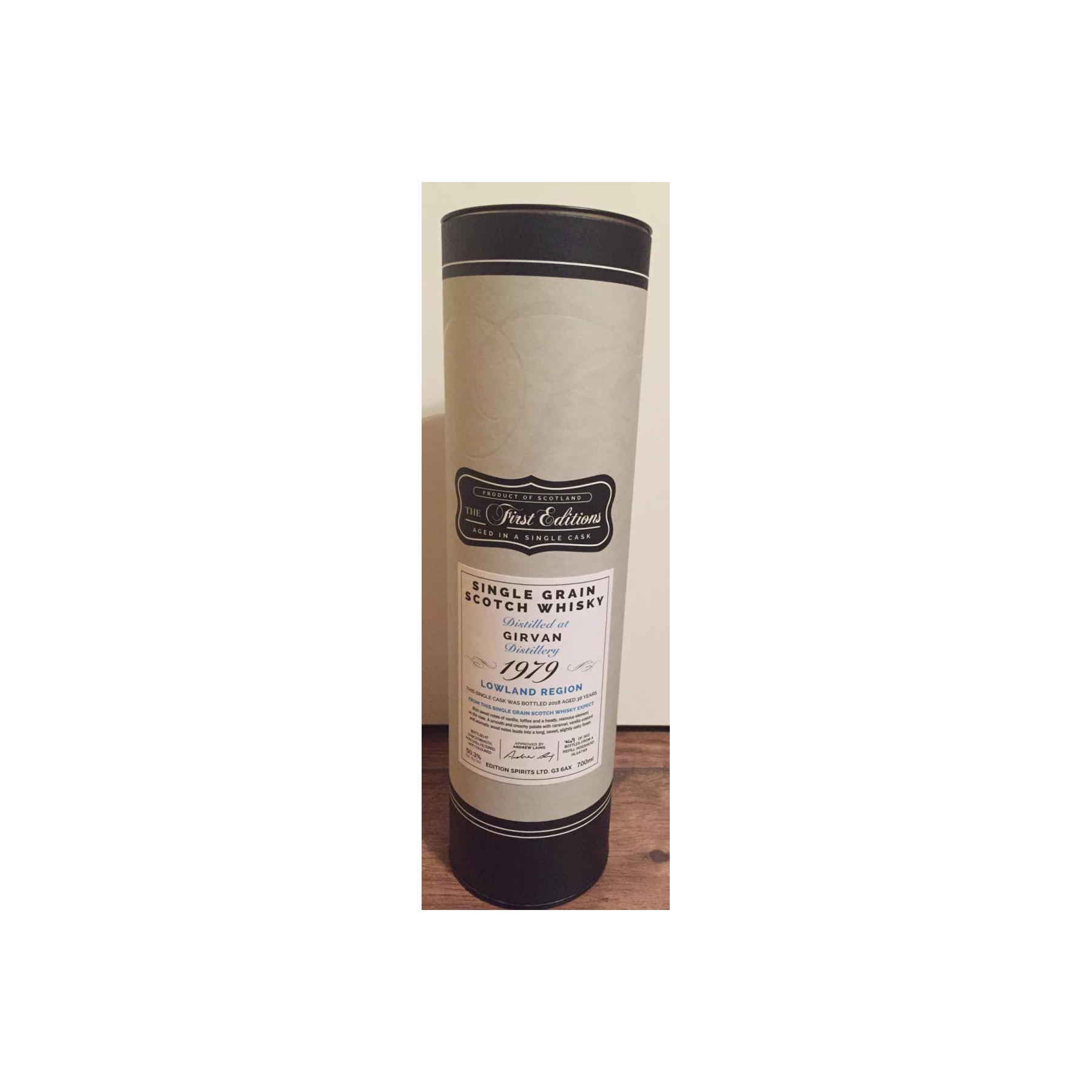 Girvan The First Editions 1979 38 Years Single Grain Whisky 3