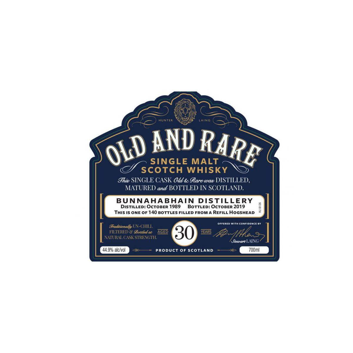 Bunnahabhain 1989 30 Years Single Malt Whisky 2