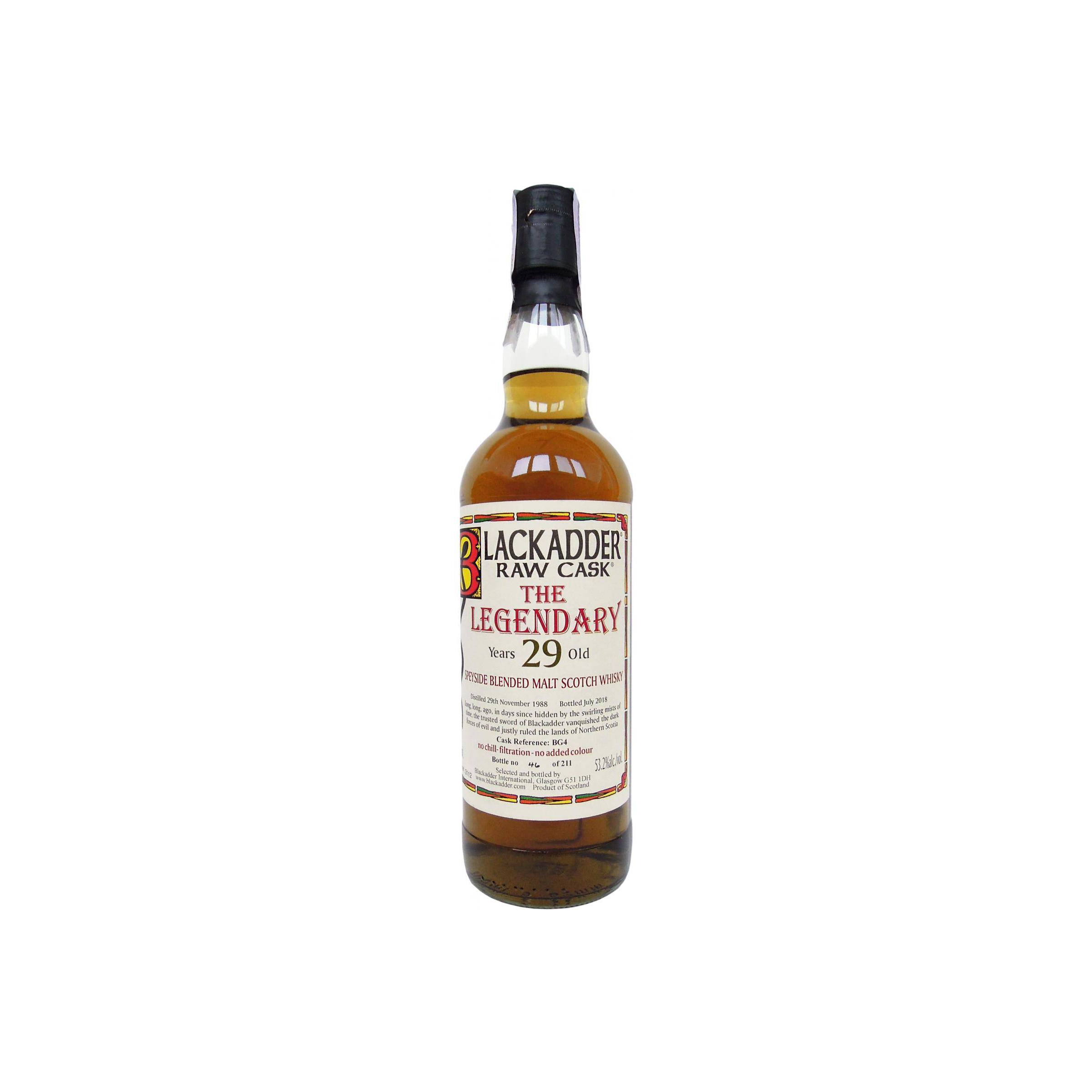 Blackadder 1988 29 Years Blended Malt Whisky