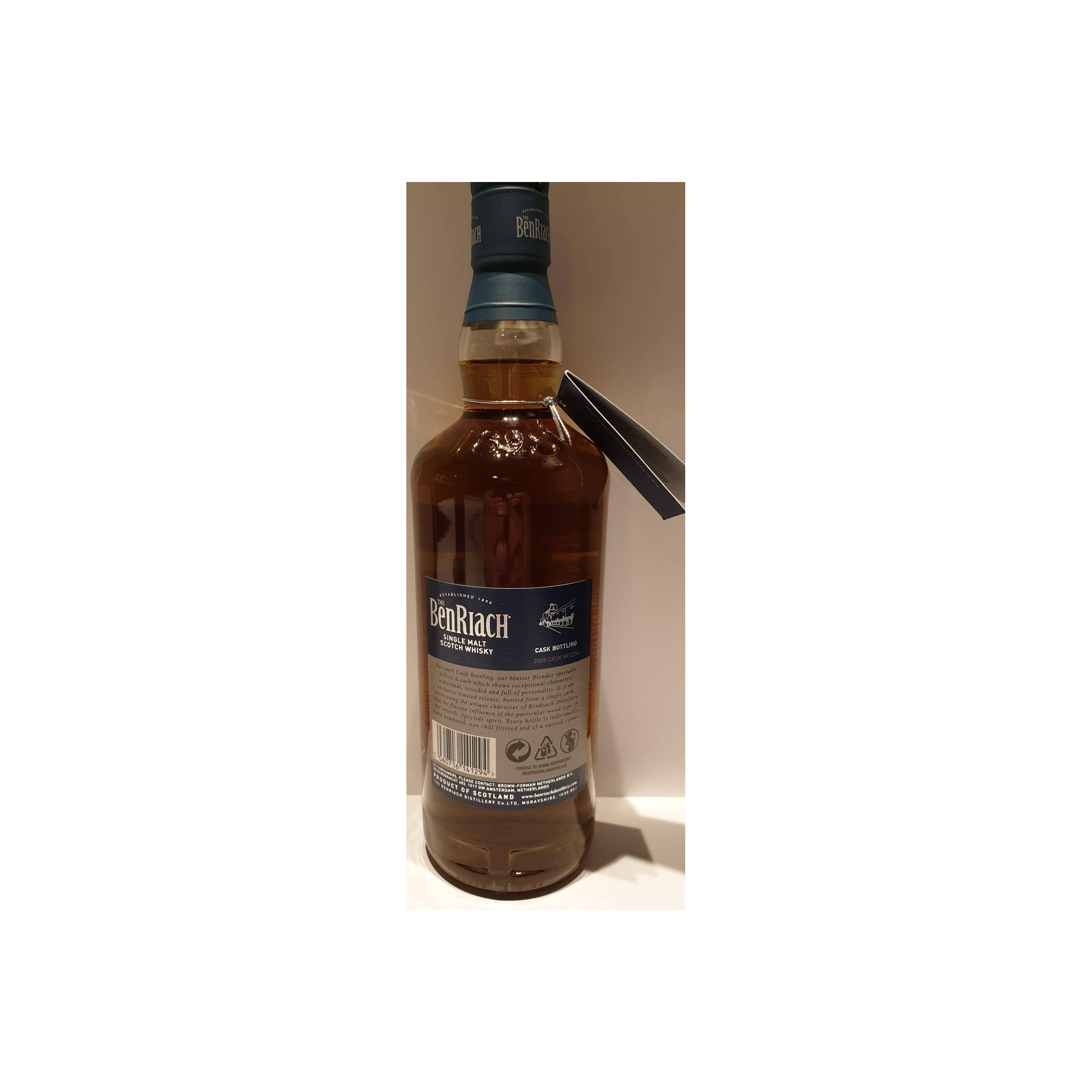 BenRiach Individual Cask Bottling 2008 11 Years Single Malt Whisky 2