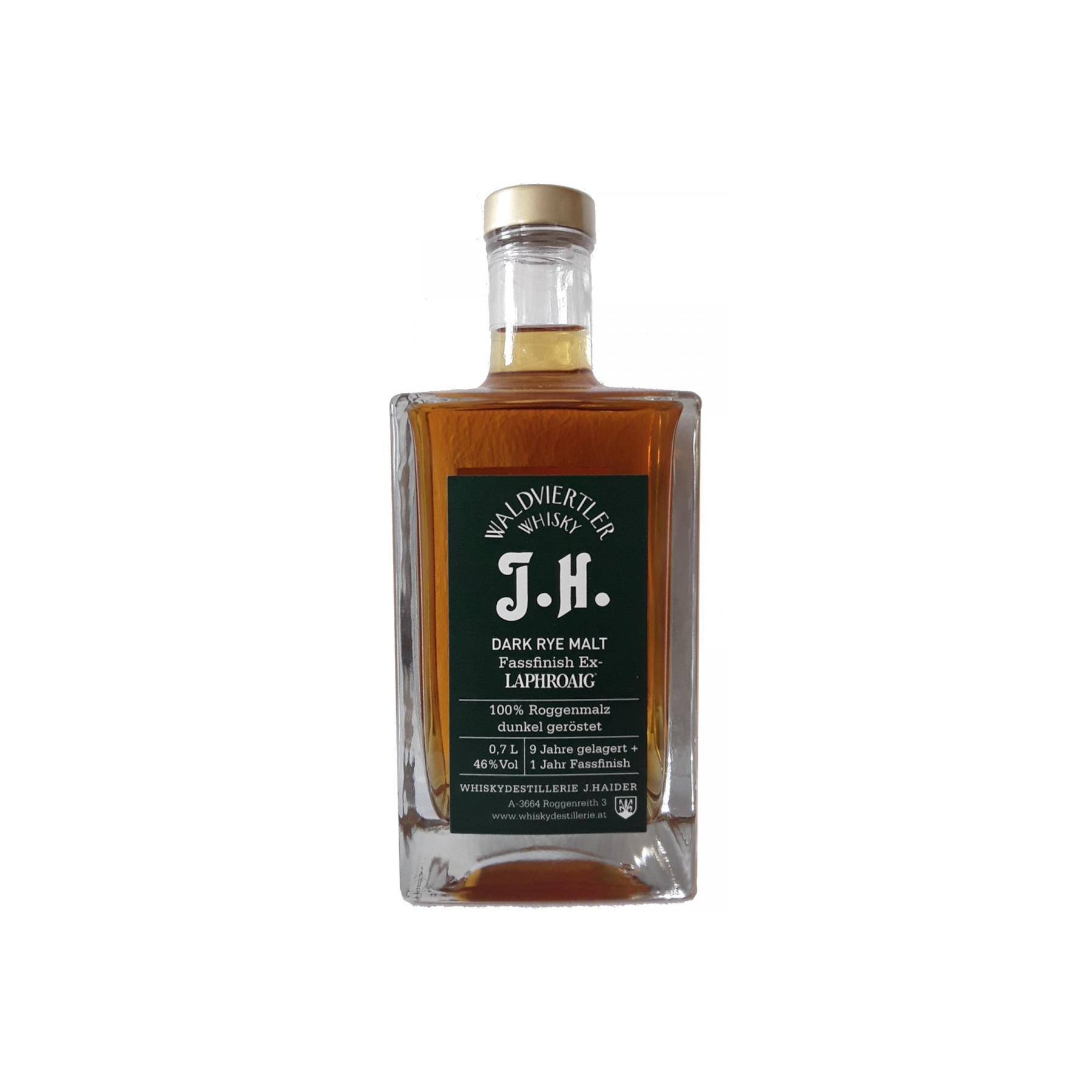 Waldviertler Whisky J.H. Dark Rye Malt
