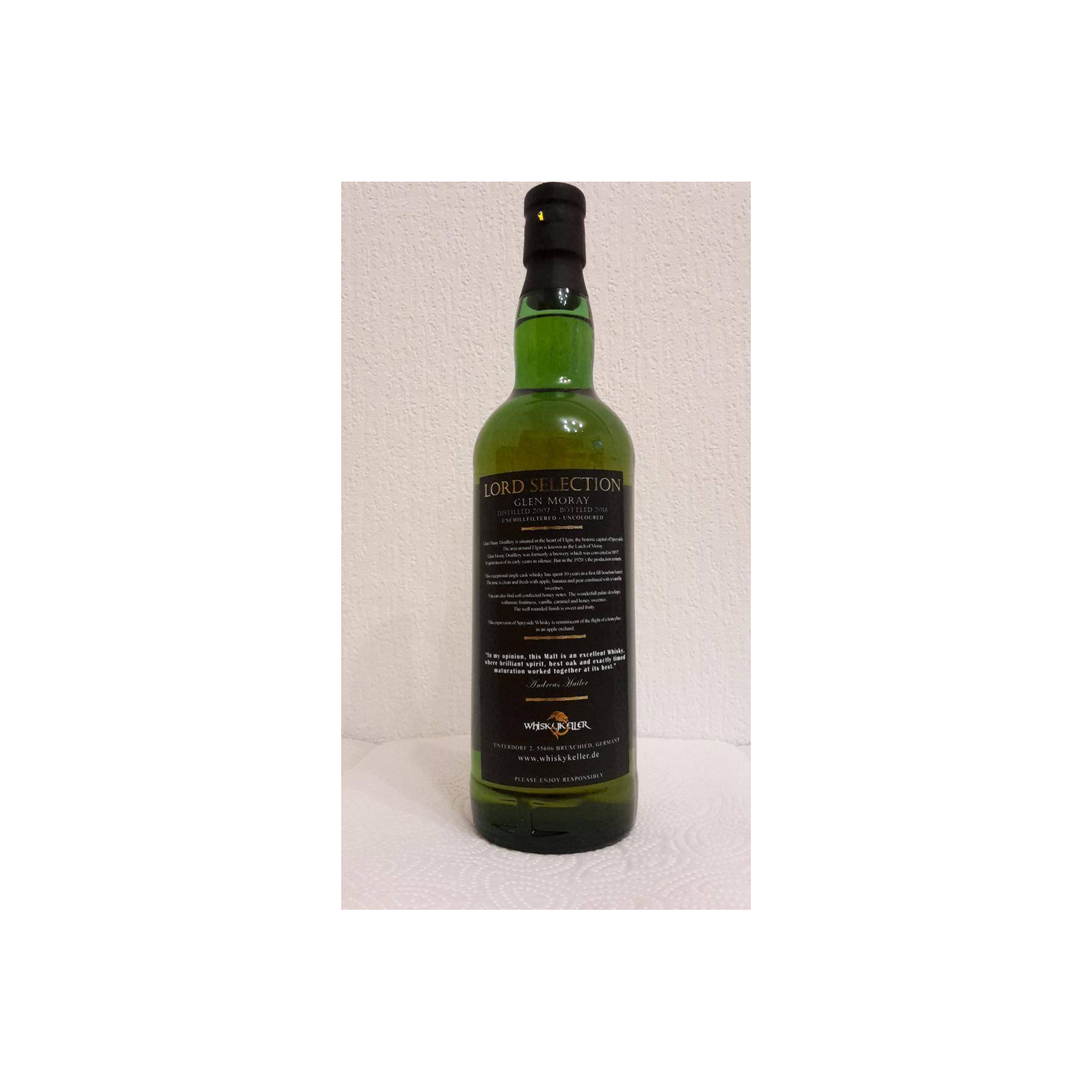 Glen Moray 2007 11 Years Single Malt Whisky 3