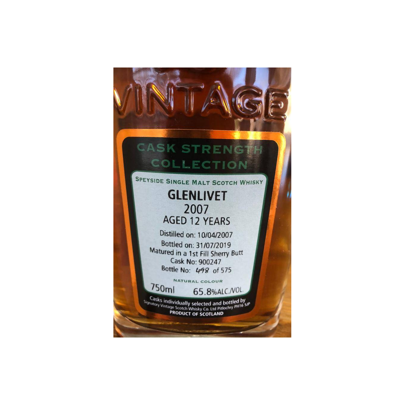 The Glenlivet Cask Strength Collection 2007 12 Years Single Malt Whisky 2