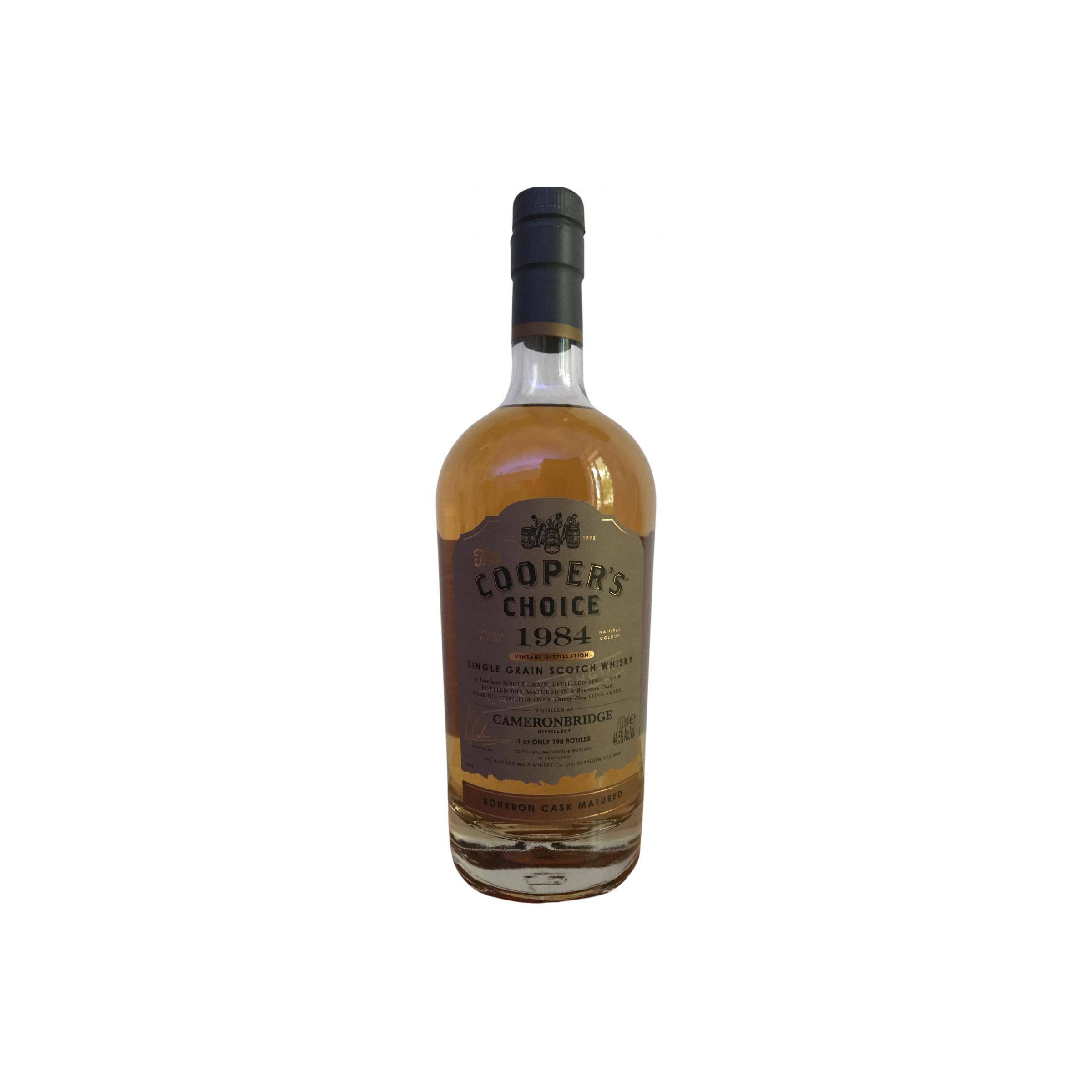 Cameronbridge The Cooper's Choice 1984 35 Years Single Grain Whisky