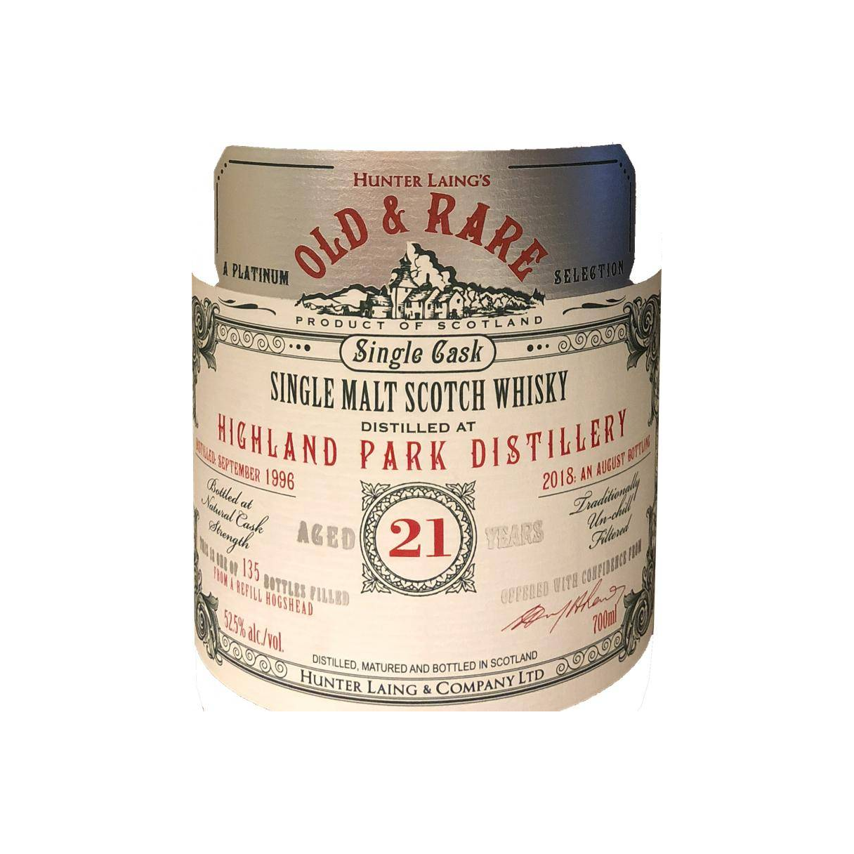 Highland Park 1996 21 Years Single Malt Whisky 2