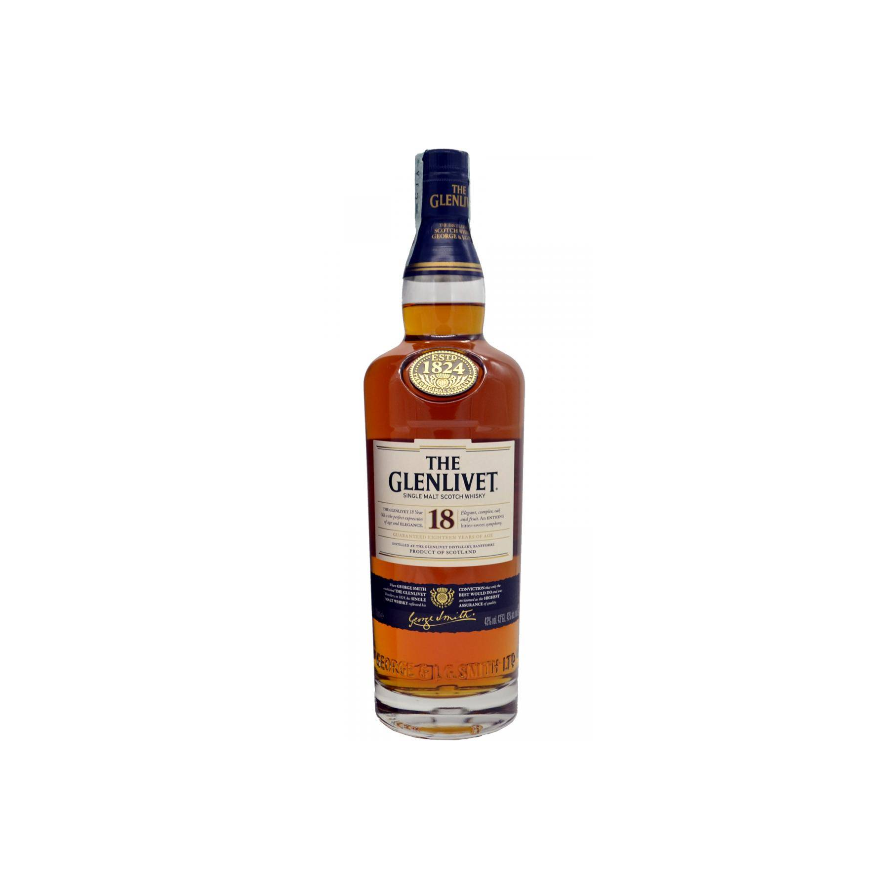 The Glenlivet 18 Years Single Malt Whisky
