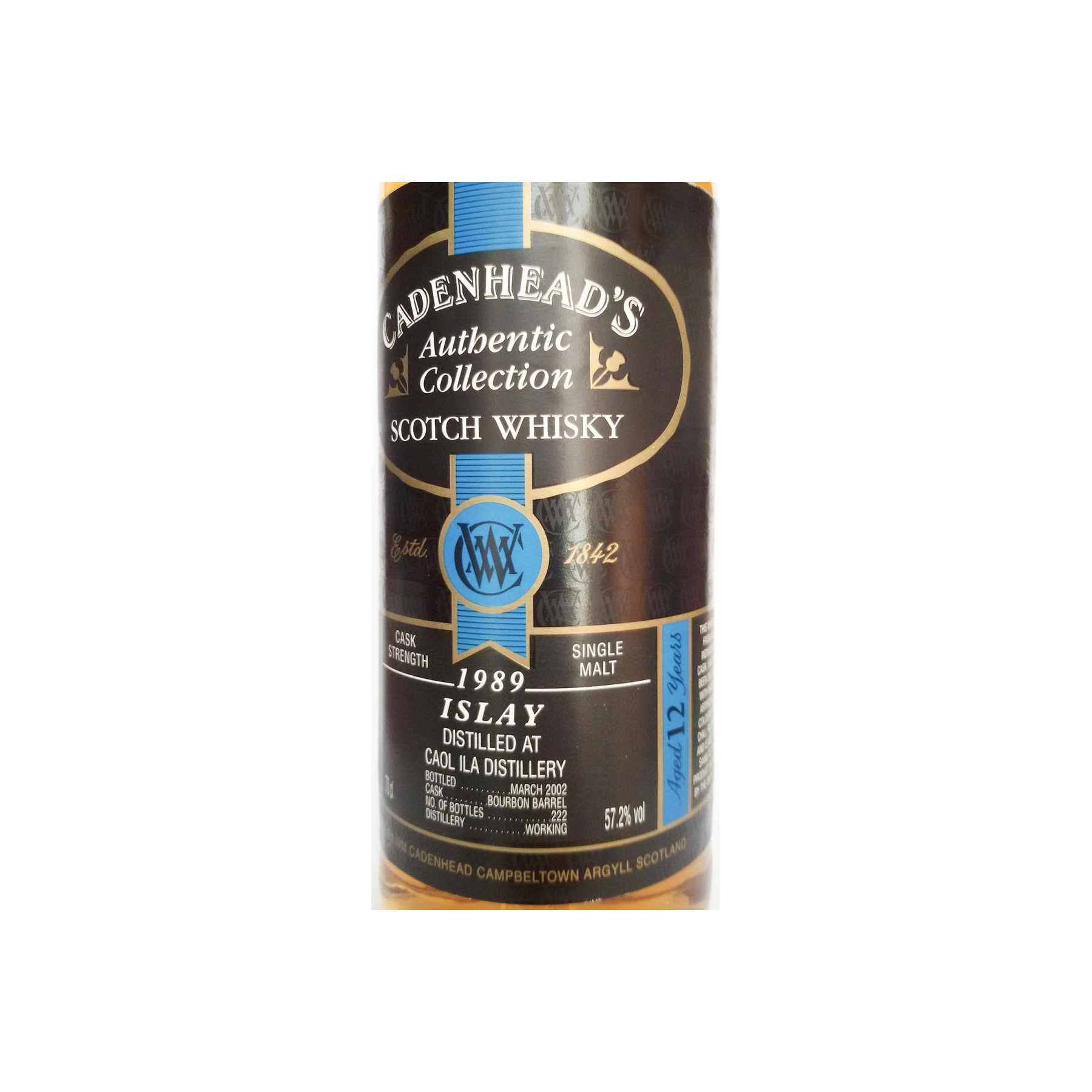 Caol Ila Authentic Collection 1989 12 Years Single Malt Whisky 2