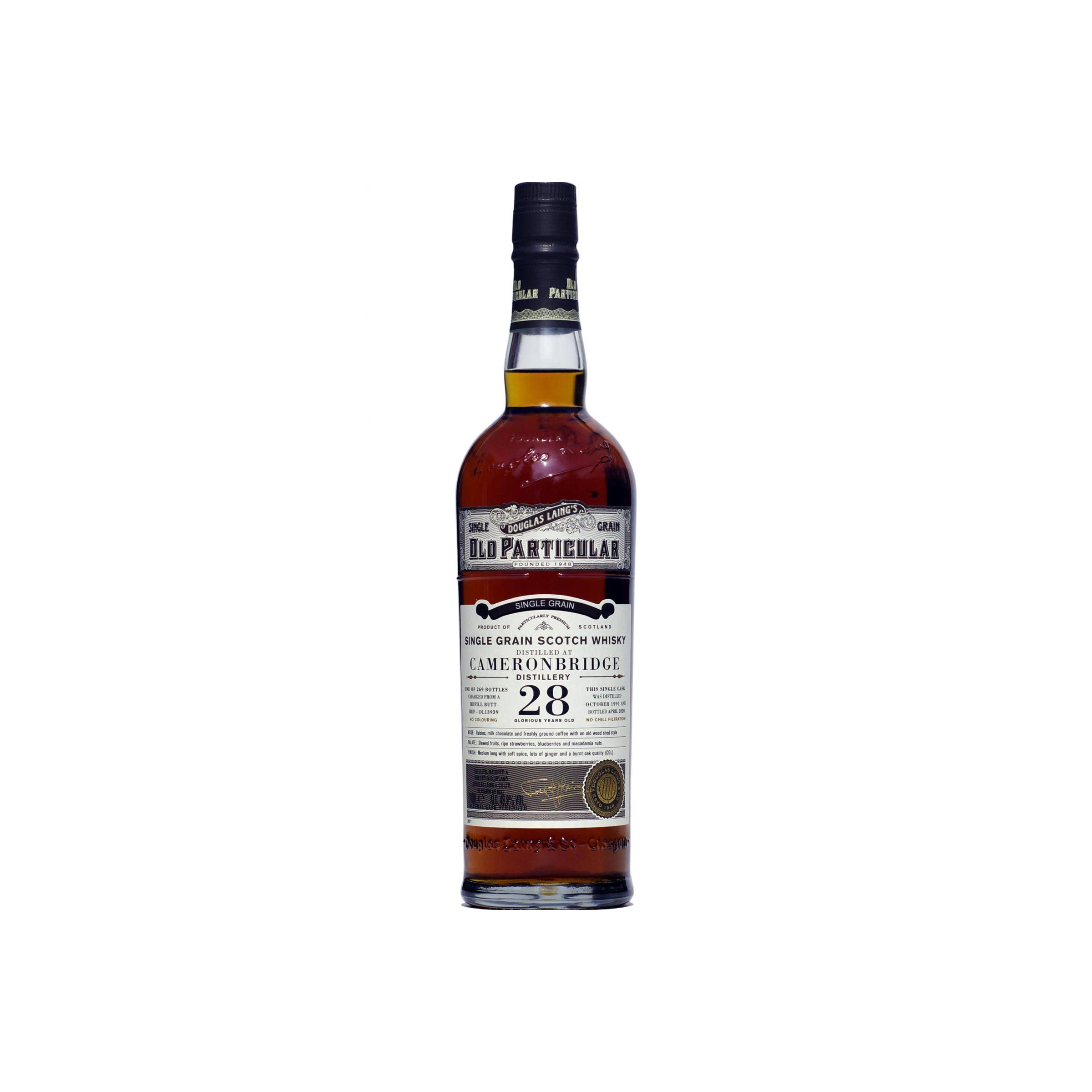 Cameronbridge Old Particular 1991 28 Years Single Grain Whisky