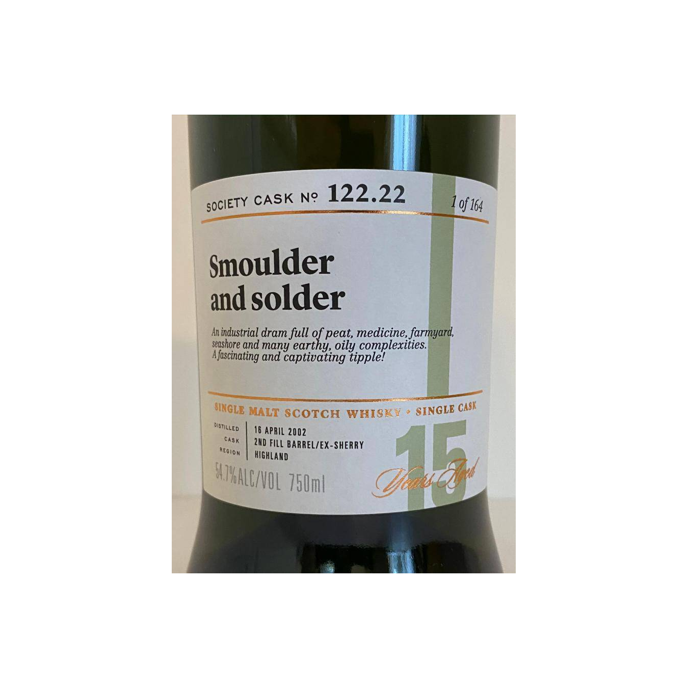 The Scotch Malt Whisky Society 2002 15 Years Single Malt Whisky 2