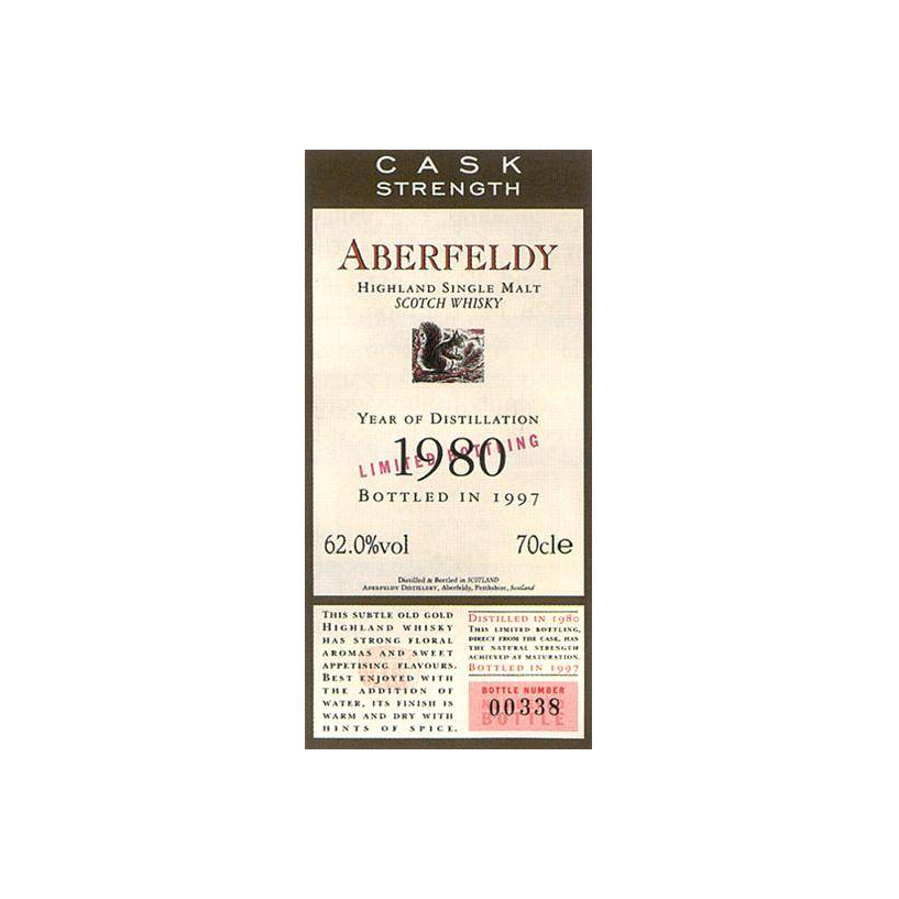 Aberfeldy 1980 17 Years Single Malt Whisky 2