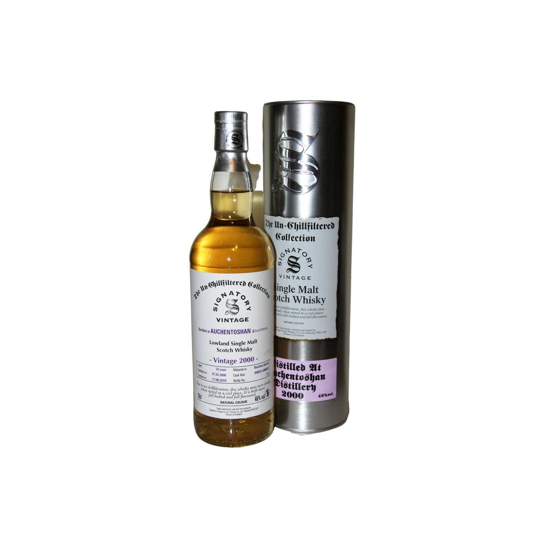 Auchentoshan The Un-Chillfiltered Collection 2000 18 Years Single Malt Whisky 2