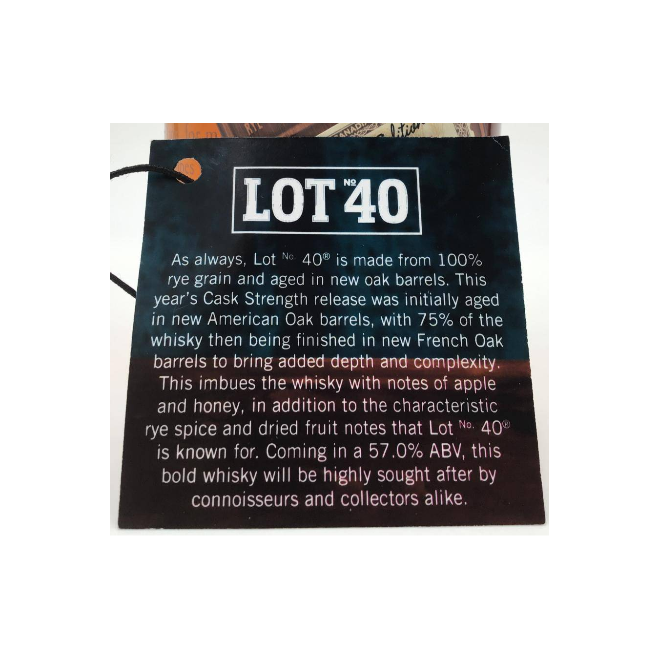 Lot No. 40 Cask Strength 3