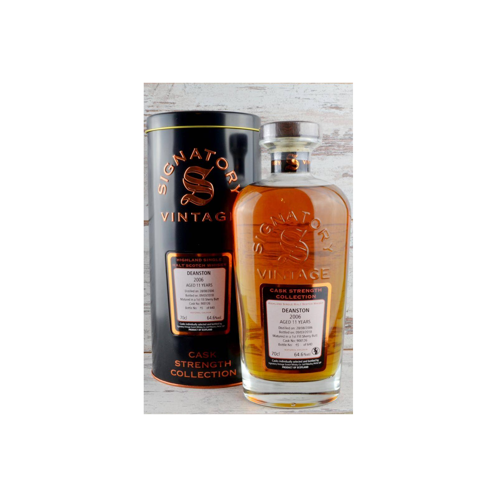 Deanston Cask Strength Collection 2006 11 Years Single Malt Whisky 2