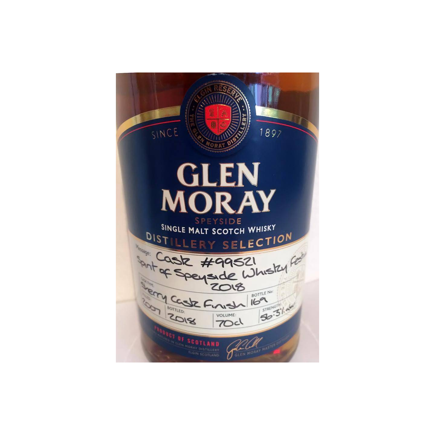 Glen Moray 2007 11 Years Single Malt Whisky 2